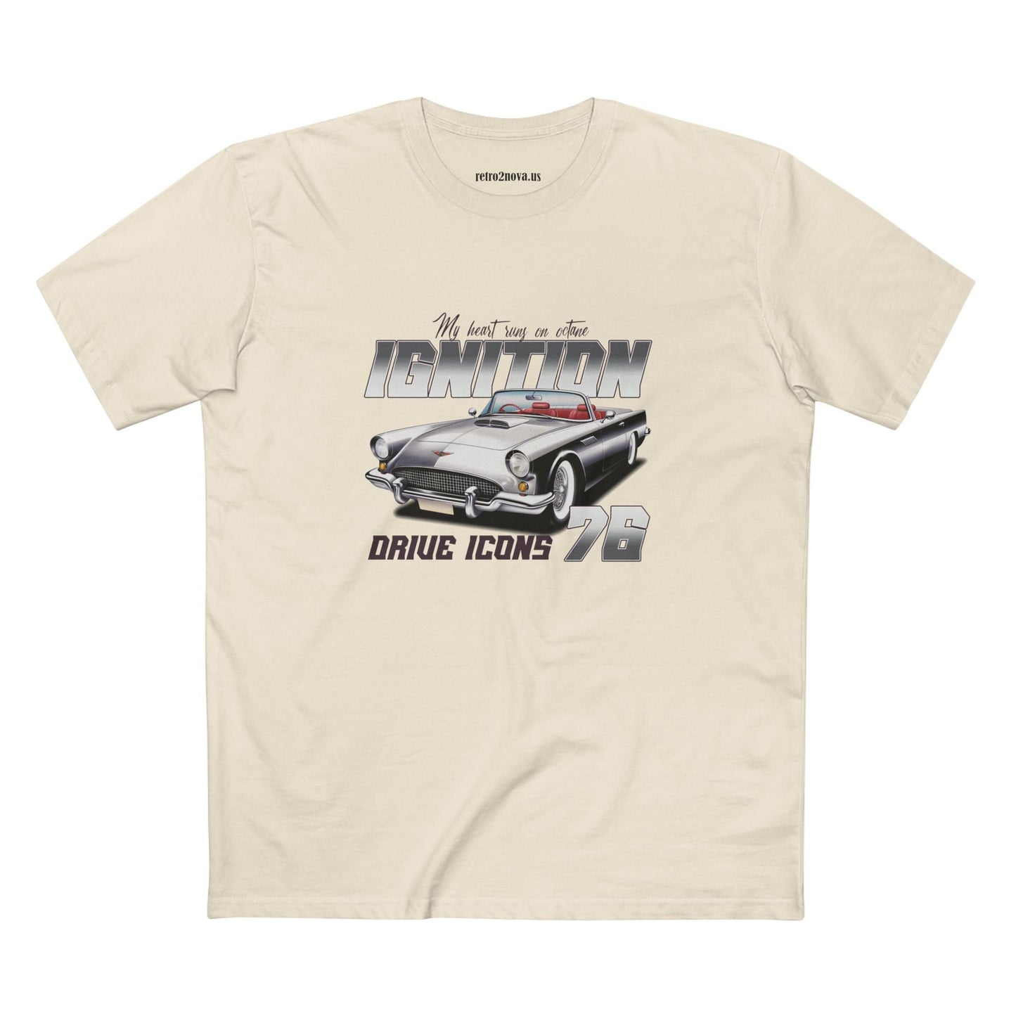 Retro Car Shirts Vintage Car Shirts RC11 Unisex Premium Cotton Tee With Original Art Design