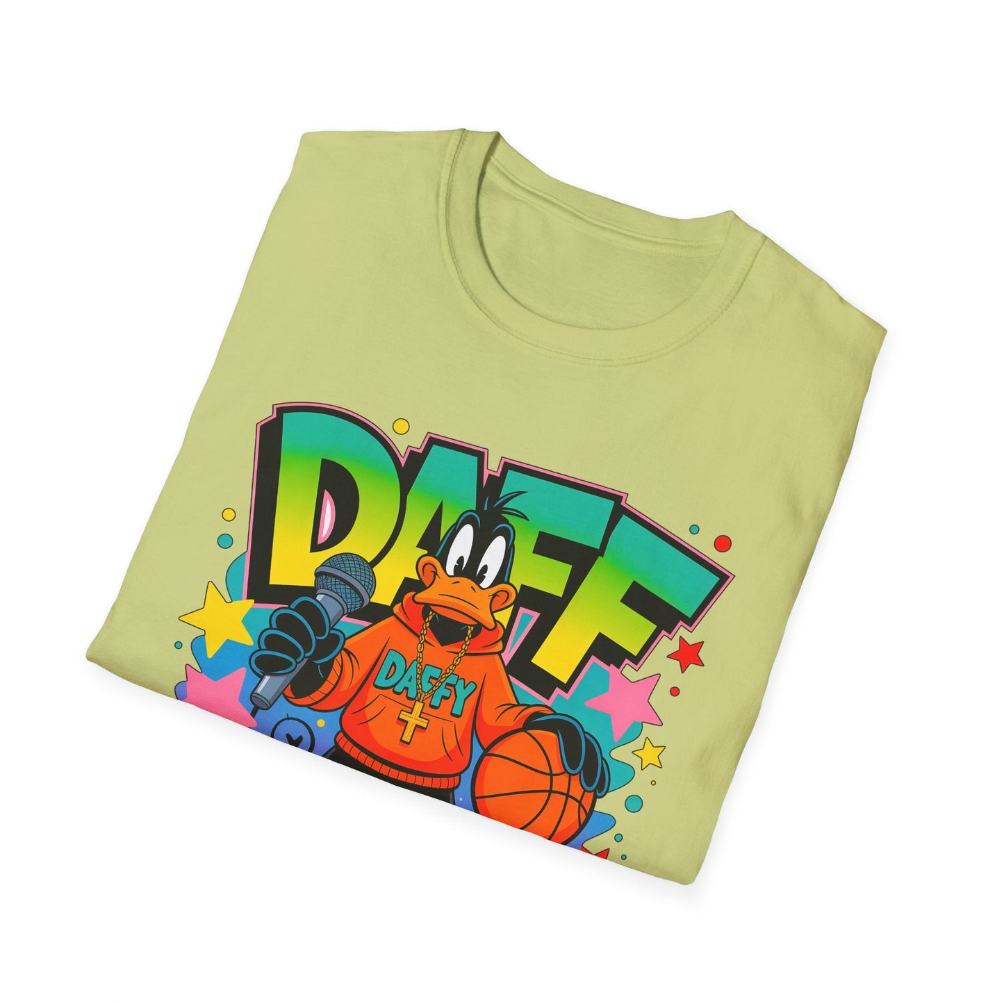 Unisex Cartoon T Shirt With Animation Design Funny Animals Tee Gildan Softstyle 64000