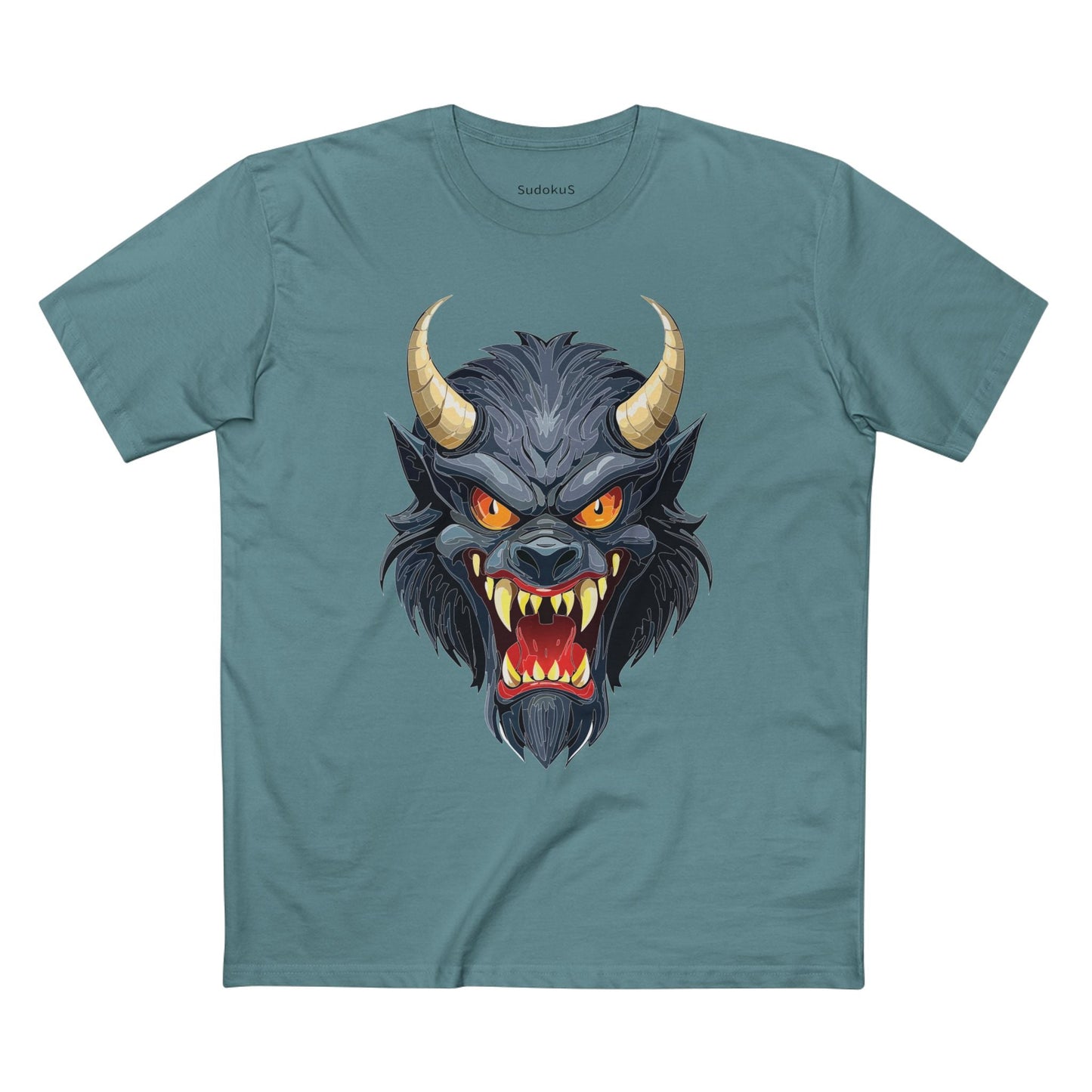 Cartoon Monsters Graphic Unisex 100 Cotton Staple Tee 6