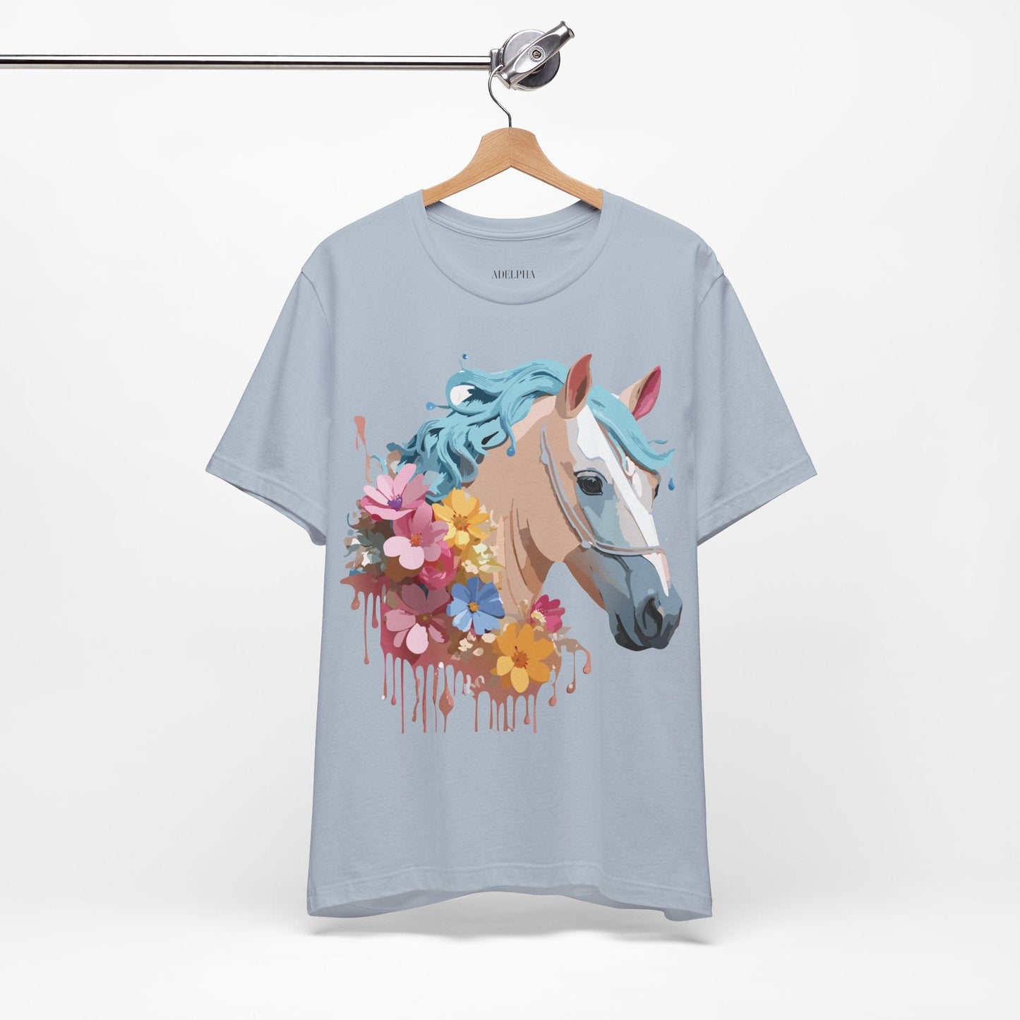 Horse Graphic Unisex 100 Cotton Vintage Animal Art T-Shirt 17
