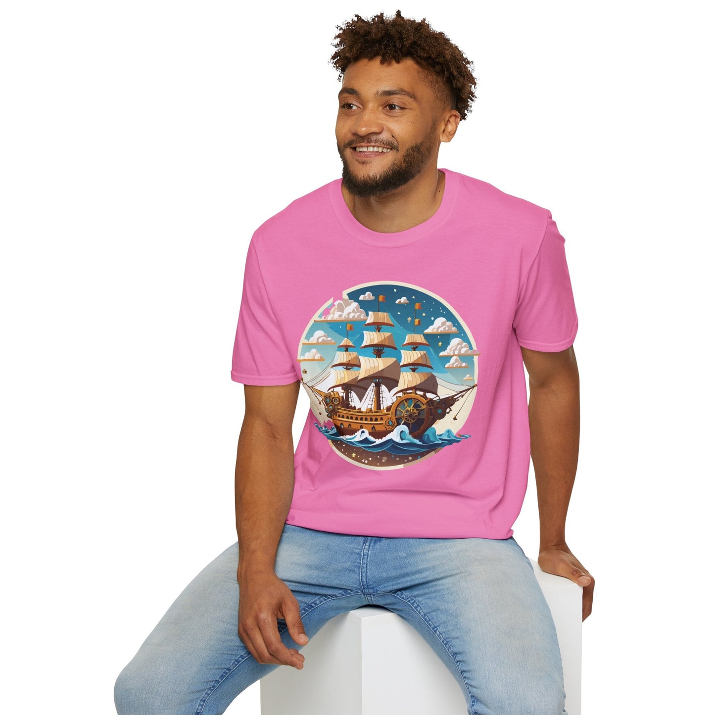 Ship T Shirts Frigate T Shirts Vessel Tee Shirt Unisex Gildan Softstyle 64000 Premium