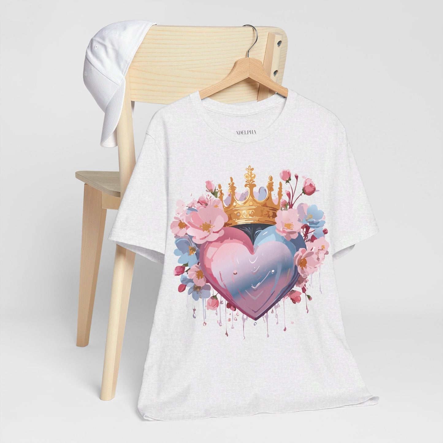 Valentine Graphic Tee Unisex Jersey Short Sleeve Adelpha Vintage Inspired Artwork