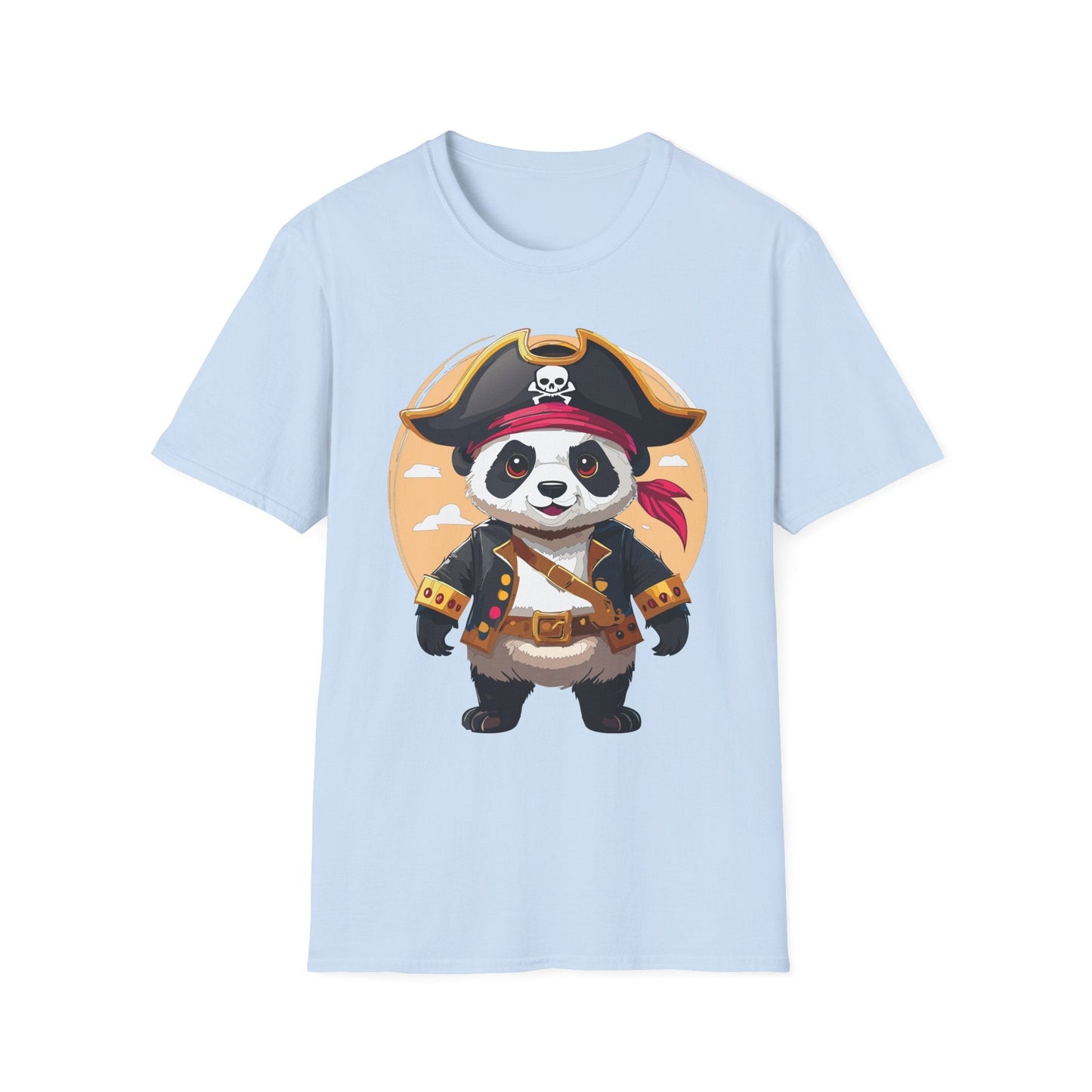Panda Shirt Unisex T Shirt With Panda Animal Tee Animals Gildan Softstyle 64000 Cotton
