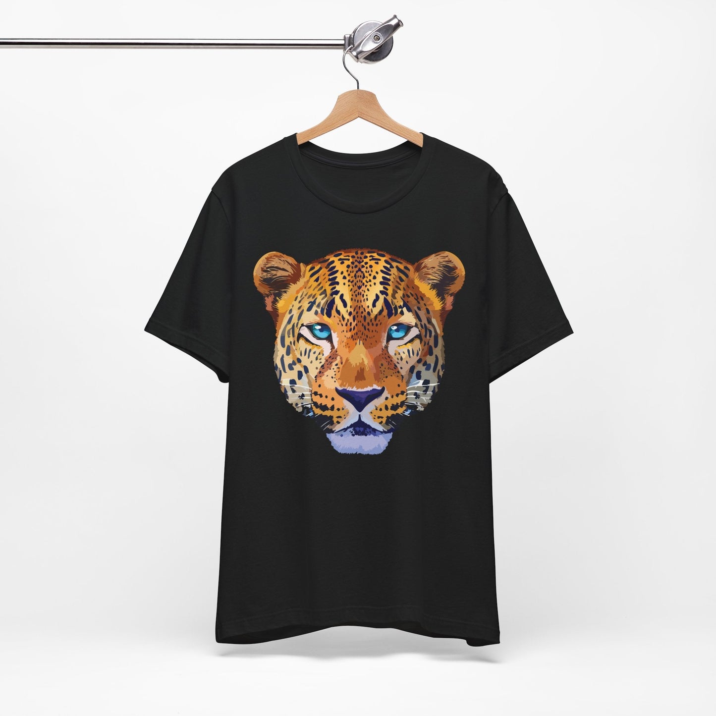 Unisex Animal Print Tee Shirt With Art Design Wild Animals Graphic Tee For Everyday Wear