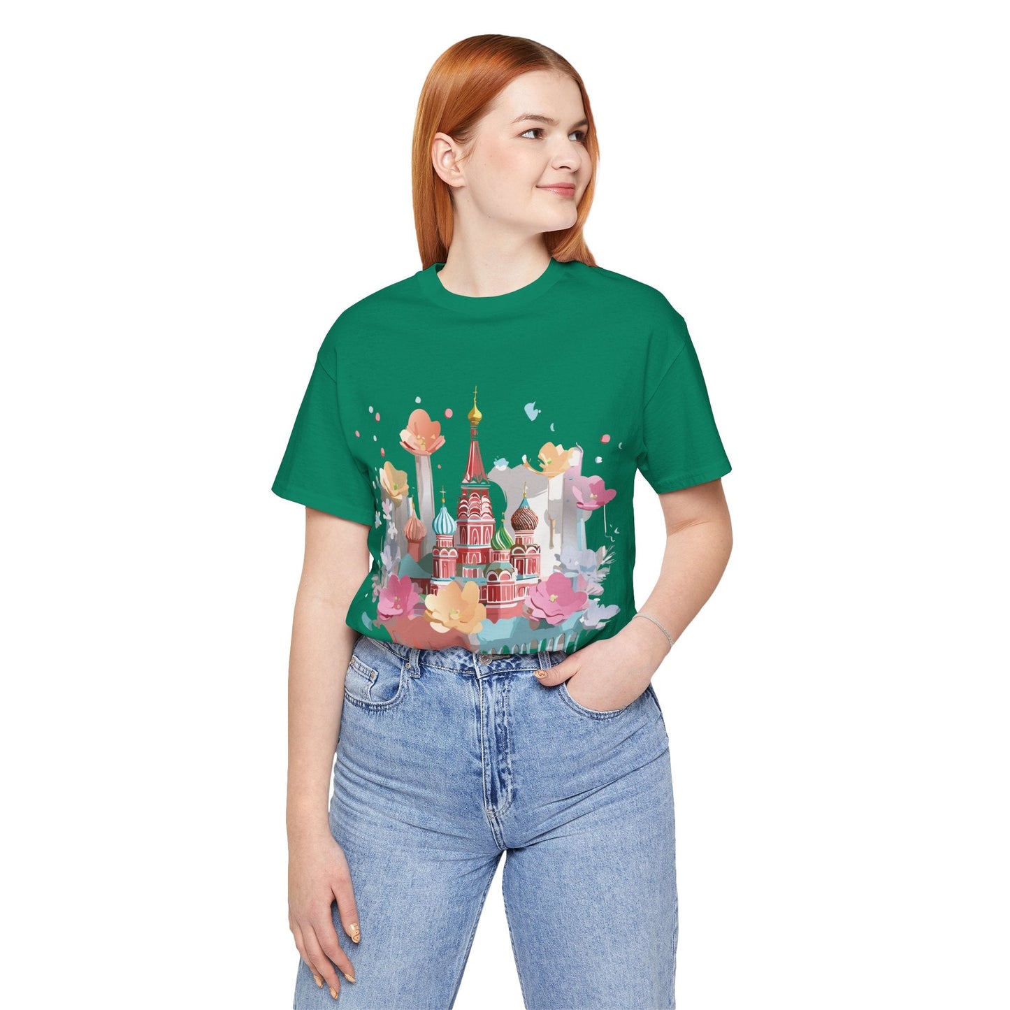 Adelpha Graphic Tee Unisex Jersey Short Sleeve Moscow City Tour Shirt Vintage Inspired Artwork
