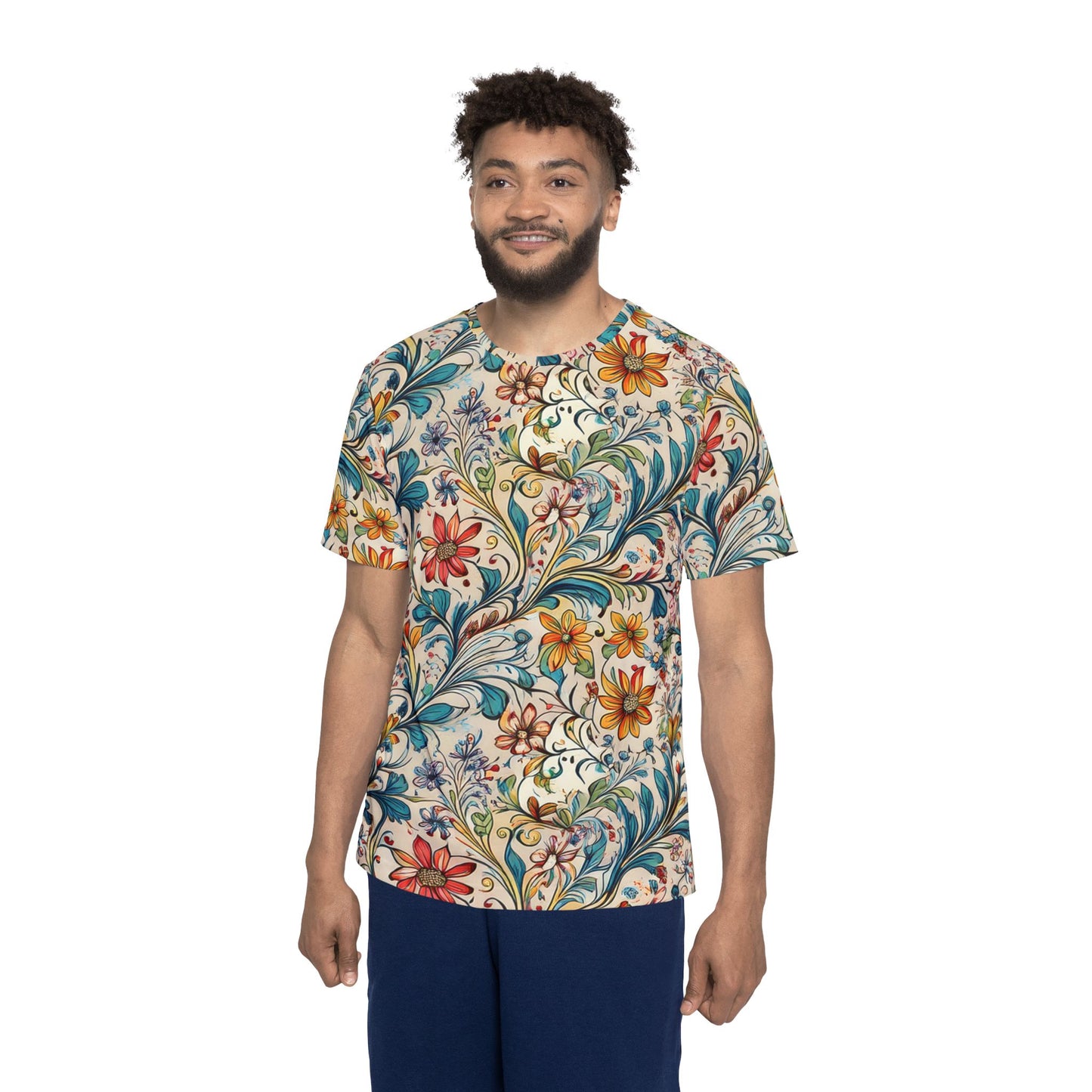 Unisex Floral Shirt, Floral Tee Shirt, Floral T-Shirt, T Shirt with Flowers 24