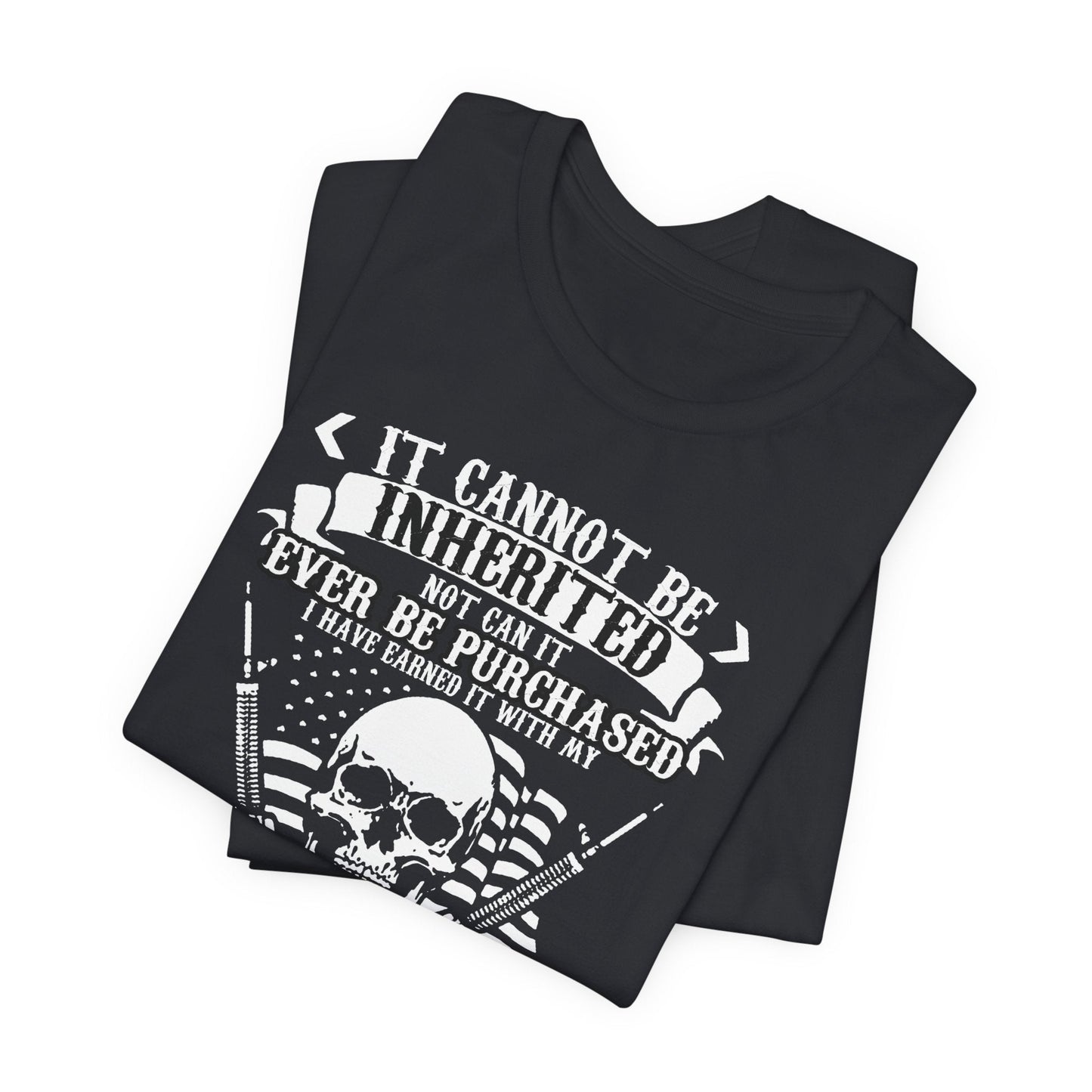 Army Veteran Patriotic Graphic Design Unisex Cotton T-Shirt v54