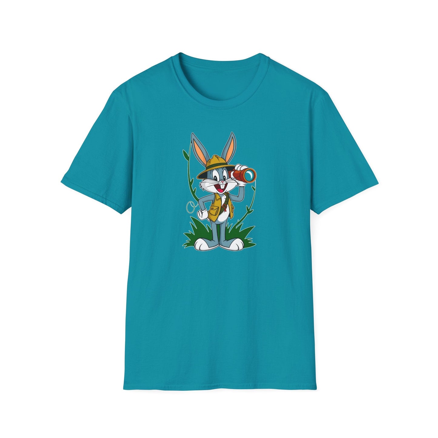 Bugs Bunny T Shirt Unisex Softstyle Gildan 64000 Cartoon Animation Graphic Tee Design