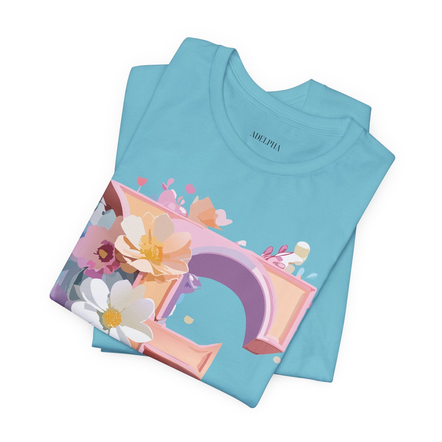 Letter E Shirt Graphic Tee Unisex Vintage Inspired Artwork By Adelpha Premium Short Sleeve