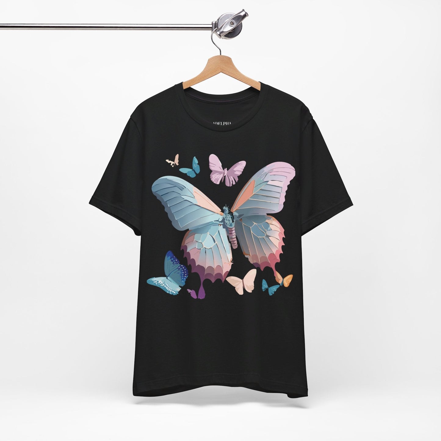 Adelpha Butterfly Graphic Tee Unisex Short Sleeve Vintage Art Design