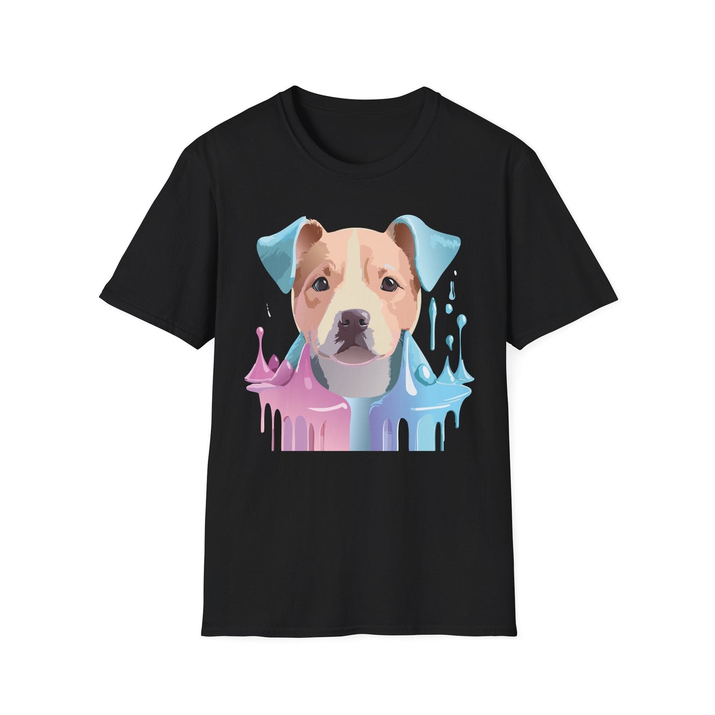 Dog Shirt Unisex Animal Tee Softstyle Gildan 64000 Cotton Tee