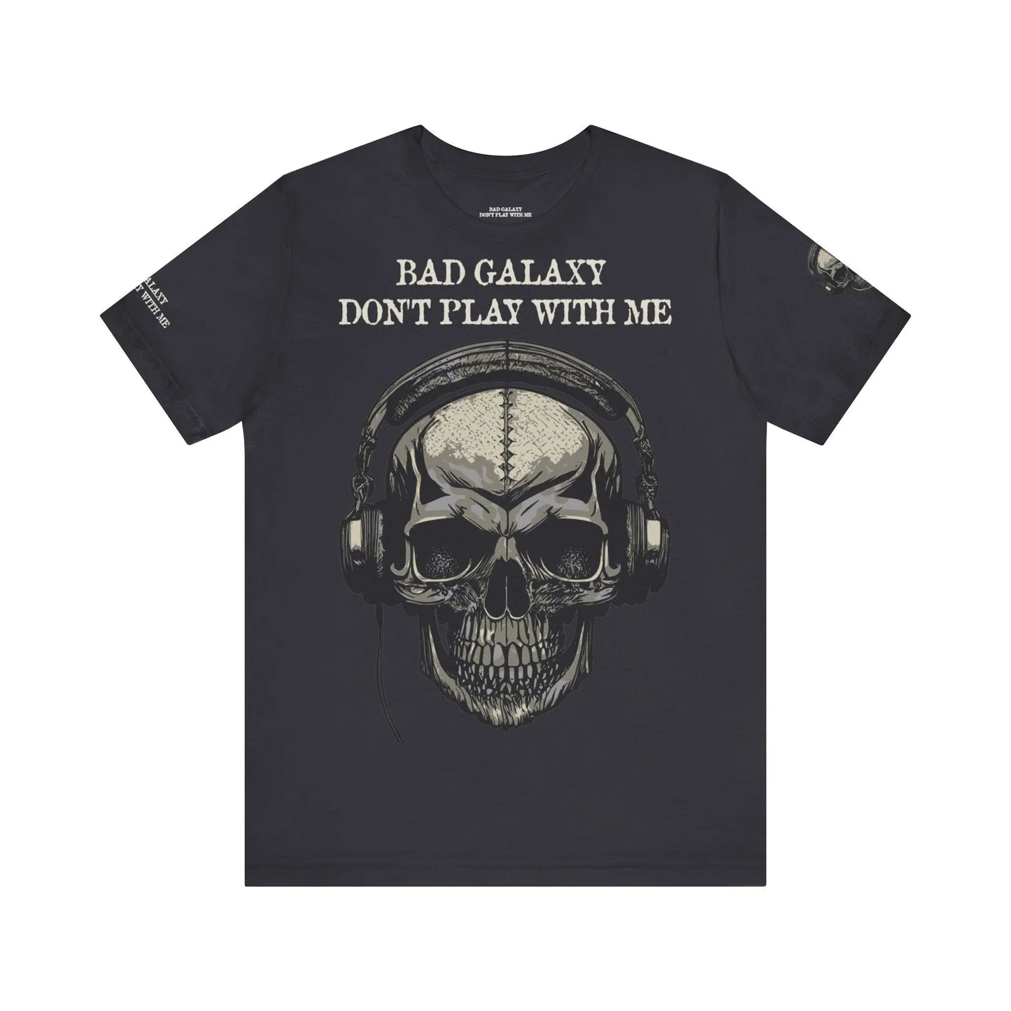 Skull T Shirt From Bad Galaxy 100 Percent Cotton Eco Friendly Made In USA With Durable Stitching