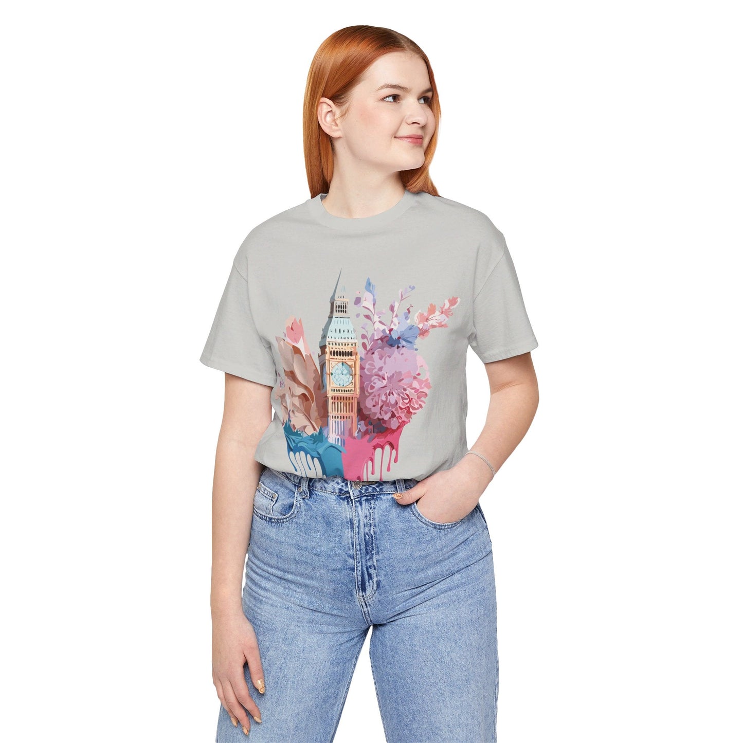 London Tourist Shirt Graphic Tee Unisex Jersey Short Sleeve Adelpha Vintage Inspired Artwork