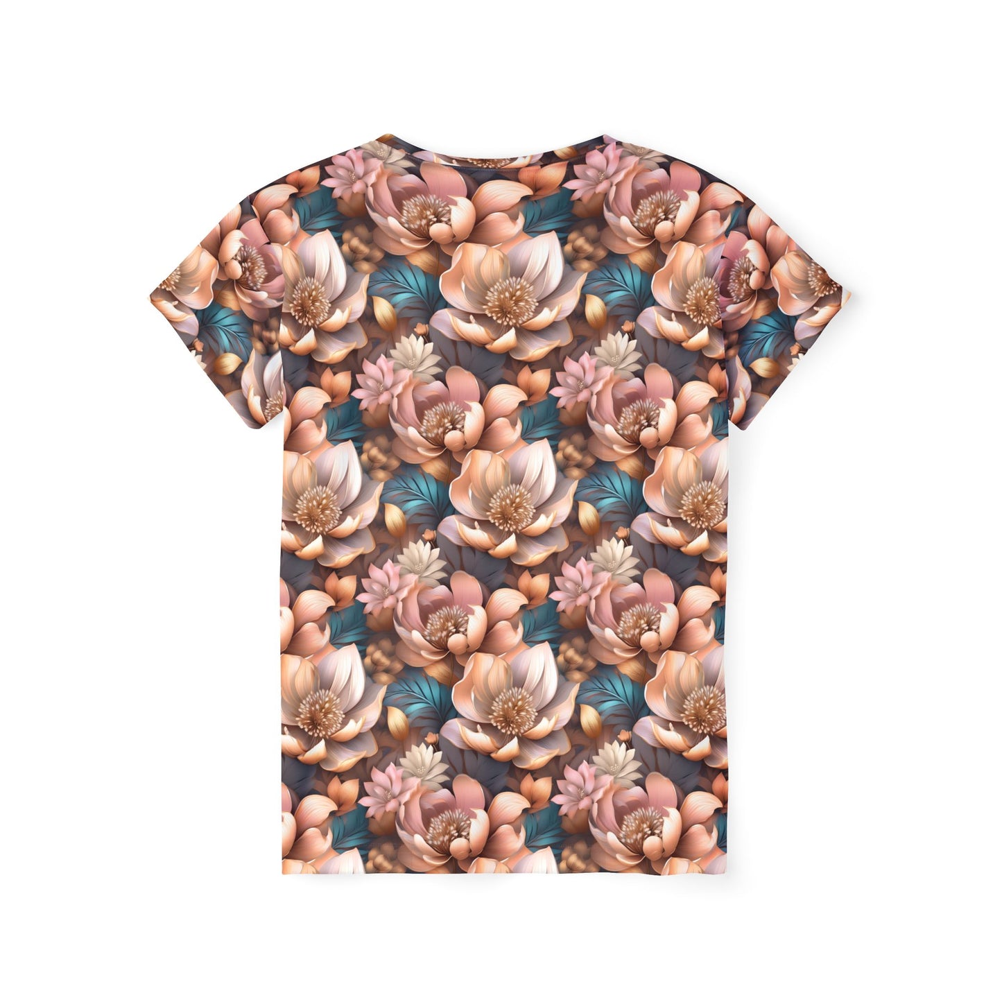 Women Poly Shirt with Floral Print F288