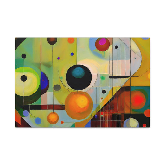 Abstract Oil Painting Print Canvas 24x16, 30x20, 36x24, 48x32, 60x40 Bright Latex Inks, Pine-Wood Inner Frame ABH-58