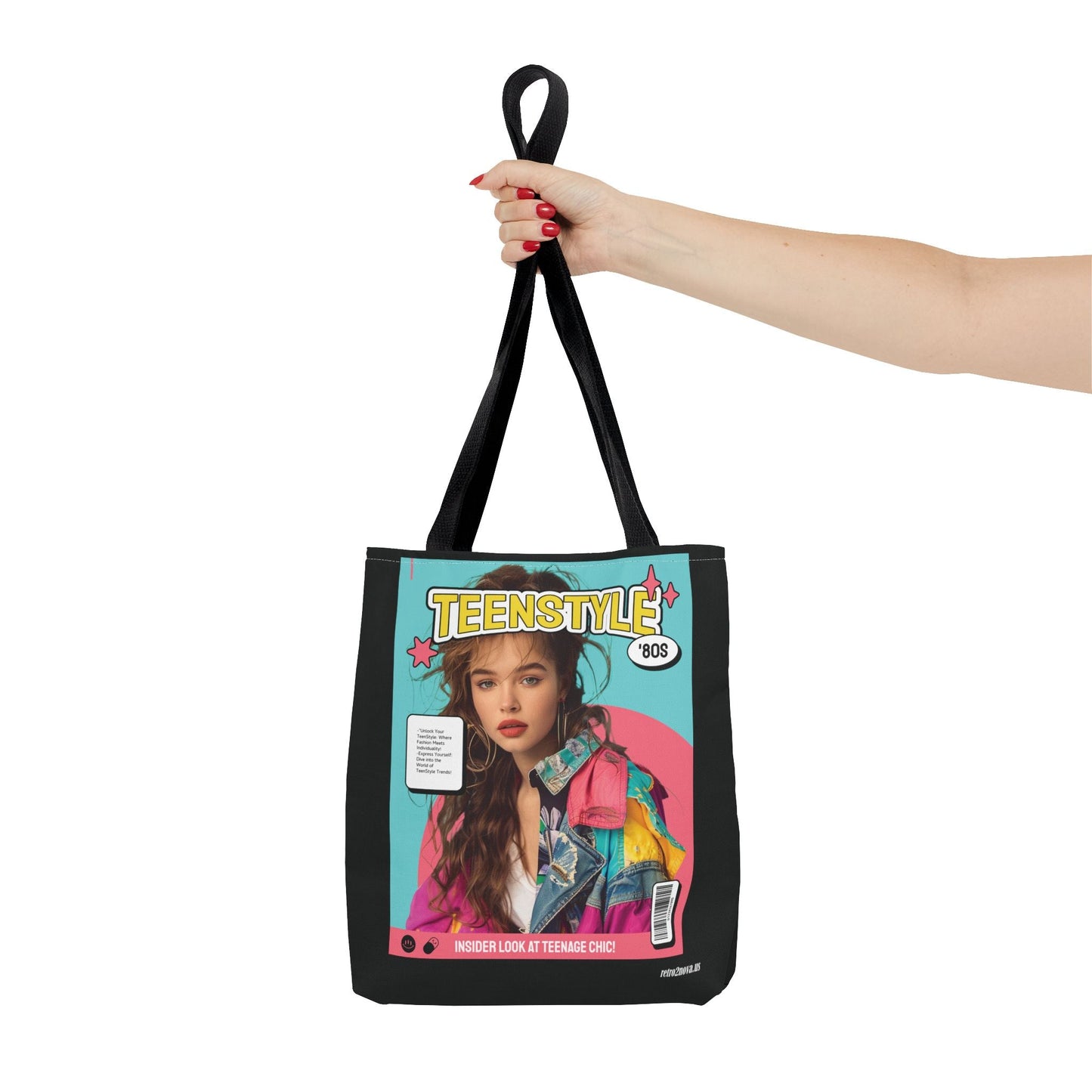 Magazine Cover Canvas Tote Bag Retro Style Durable Tote For Everyday Use Free Shipping