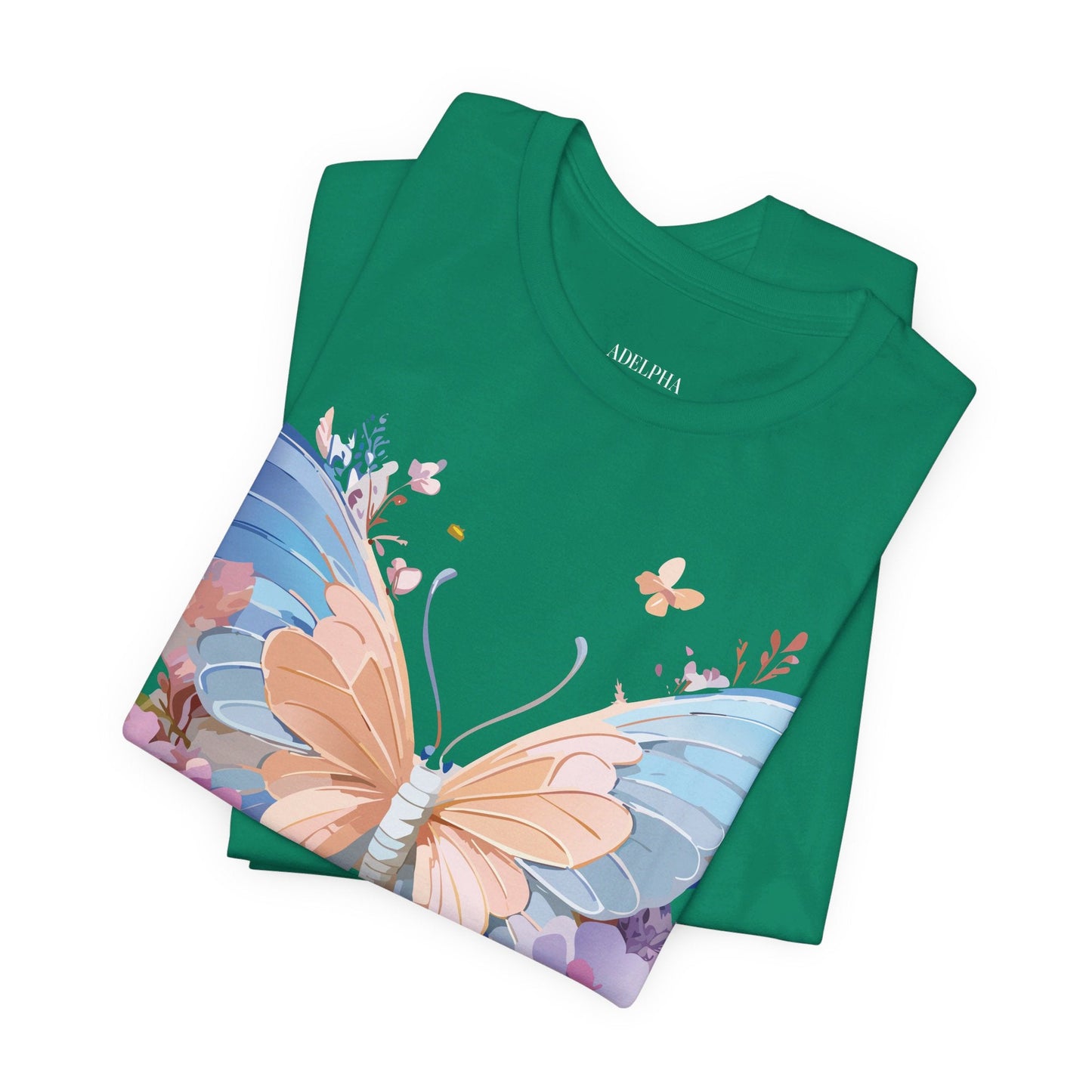 Butterfly Graphic Tee By Adelpha Unisex Short Sleeve Shirt Art Design