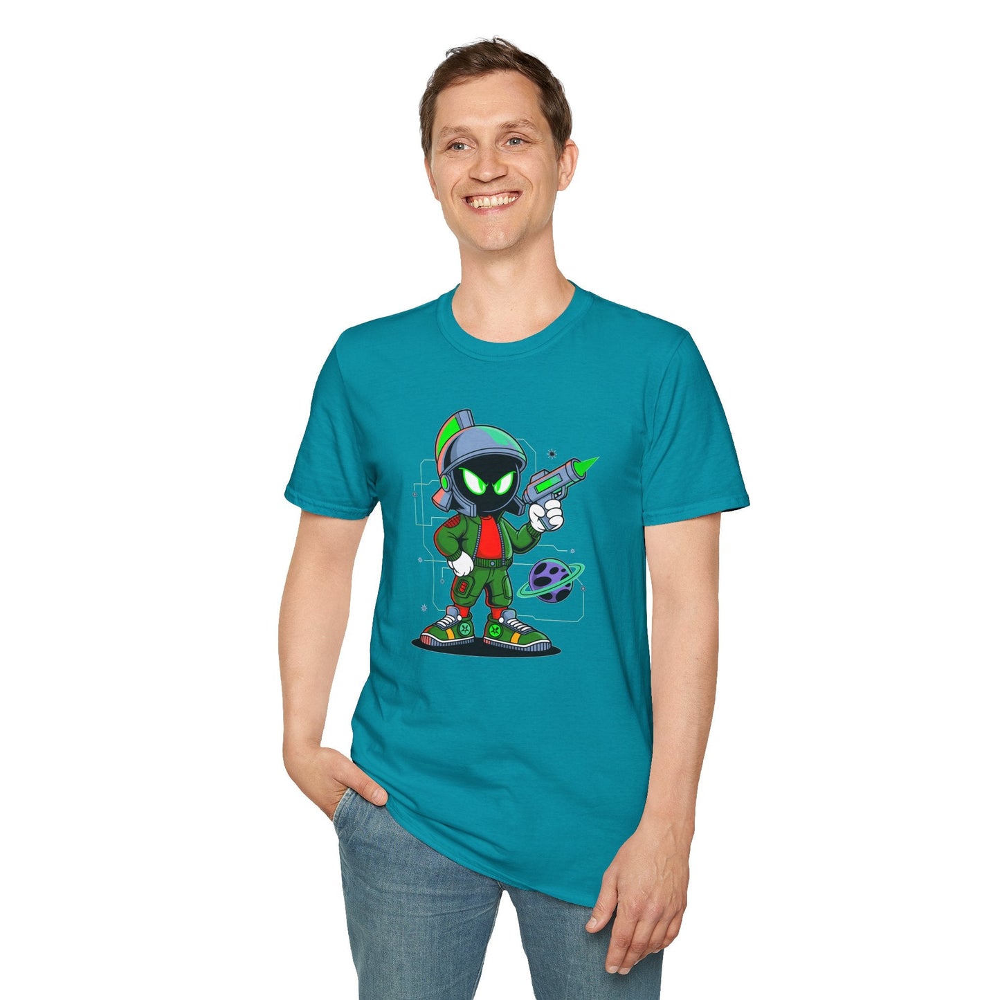Unisex Cartoon T Shirt With Animation Design Funny Animals Tee Shirt For All Ages