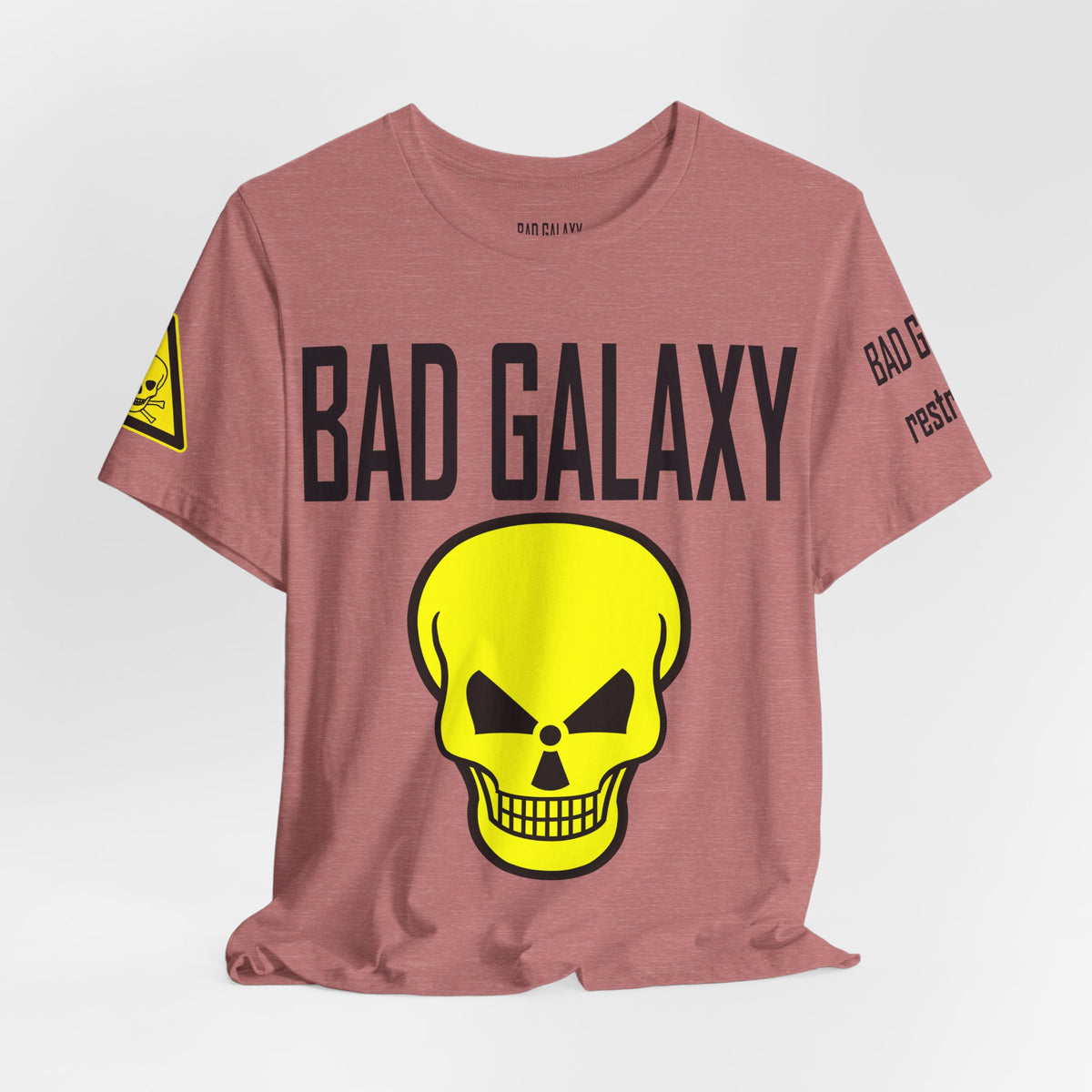 Skull Rock Graphic Unisex Cotton Bella+Canvas Tee with Art Design b42