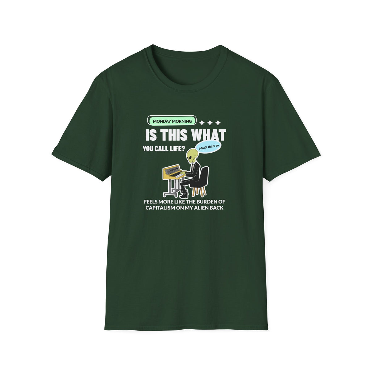 Funny UFO Aliens Graphic Unixes Gildan 100 Cotton Tee Shirt 120
