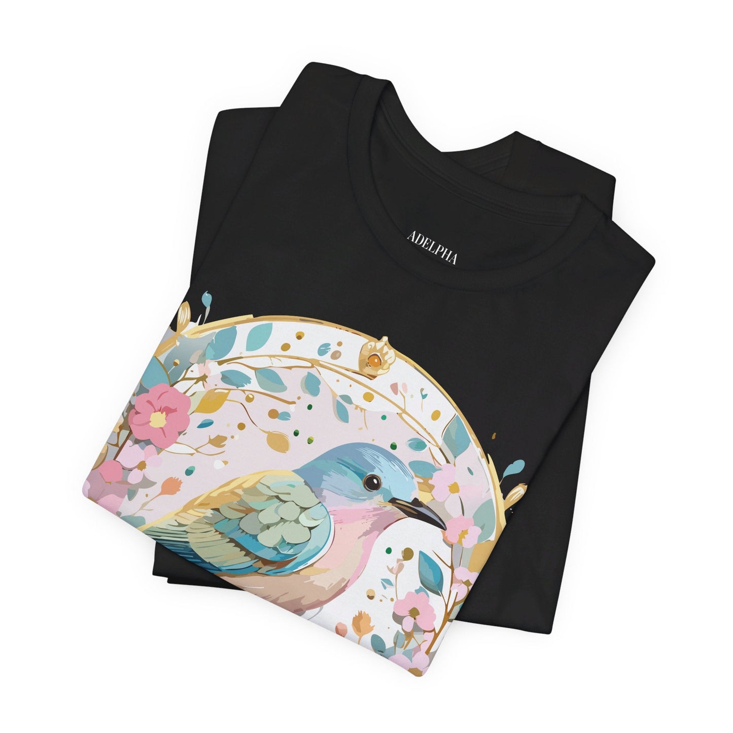 Adelpha Medallion Graphic T Shirt Unisex Short Sleeve Vintage Inspired Artwork Tee