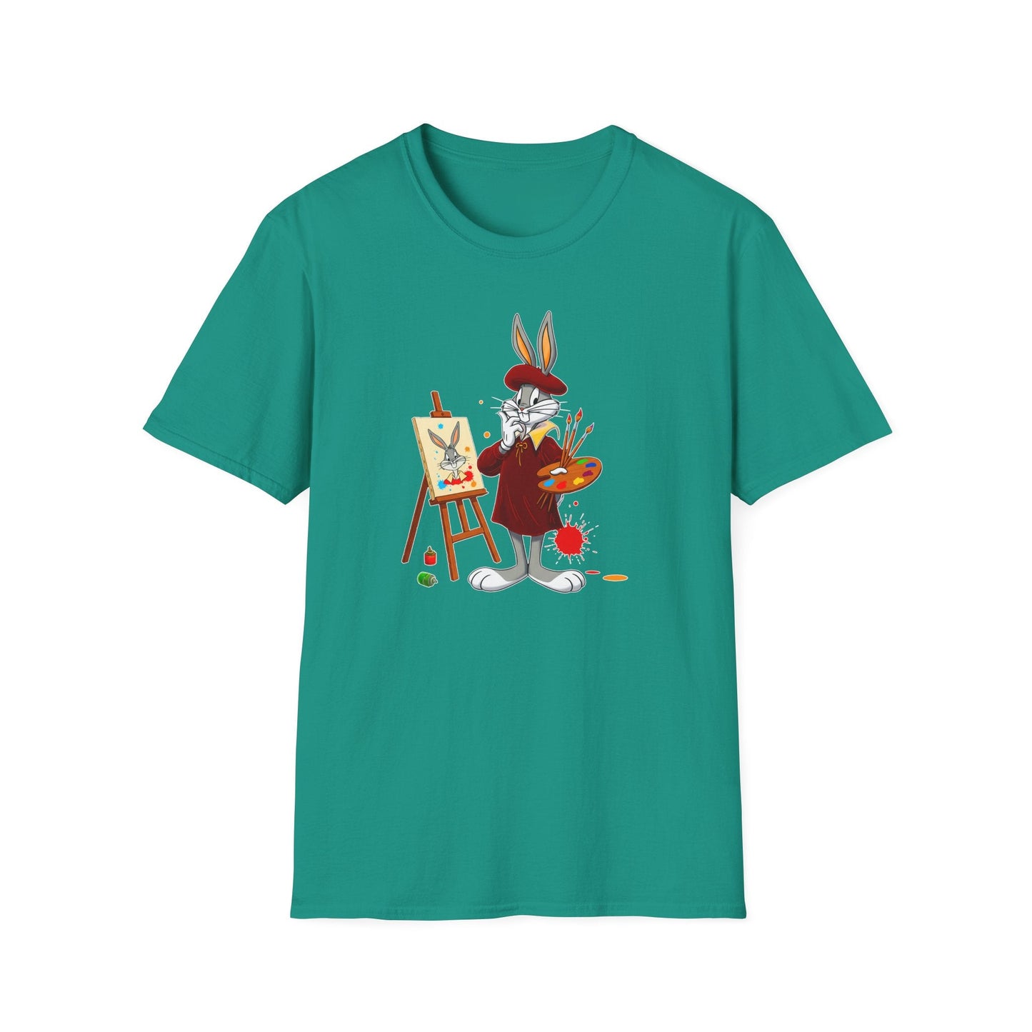 Bugs Bunny Shirt Unisex Cartoon T Shirt Softstyle 64000 Graphic Tee By Gildan Brand
