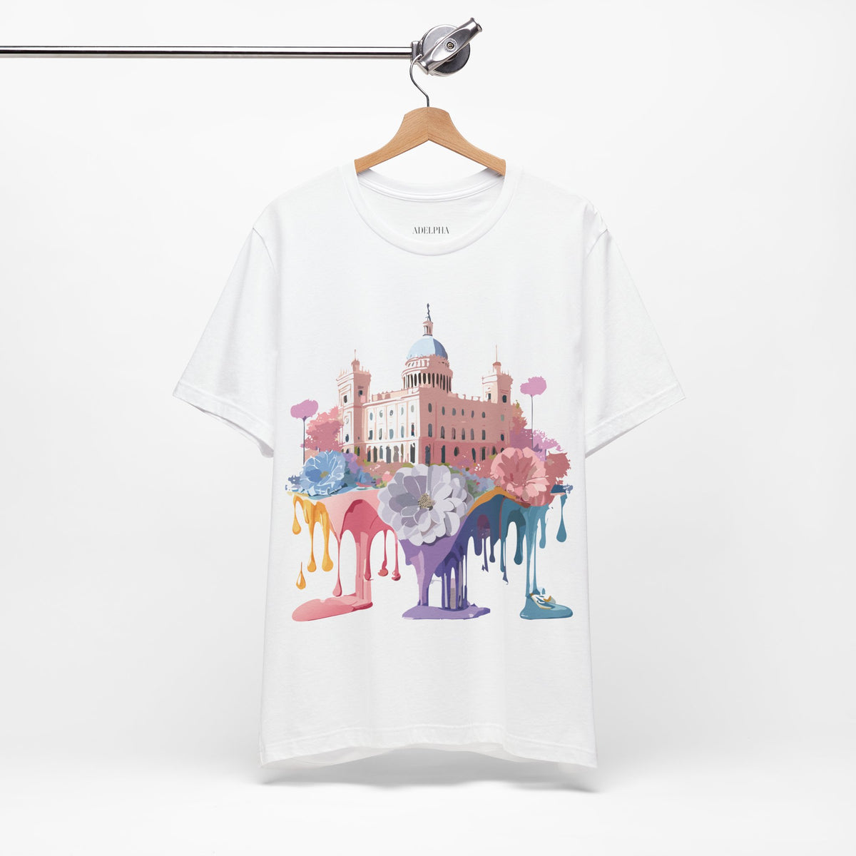 Graphic Unisex Cotton Bella+Canvas Tee Shirt with Madrid