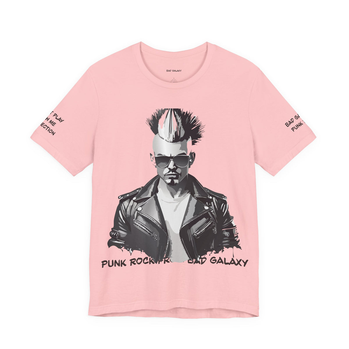 Punk Rock Graphic Unisex Cotton Bella+Canvas Tee with Art Design b34