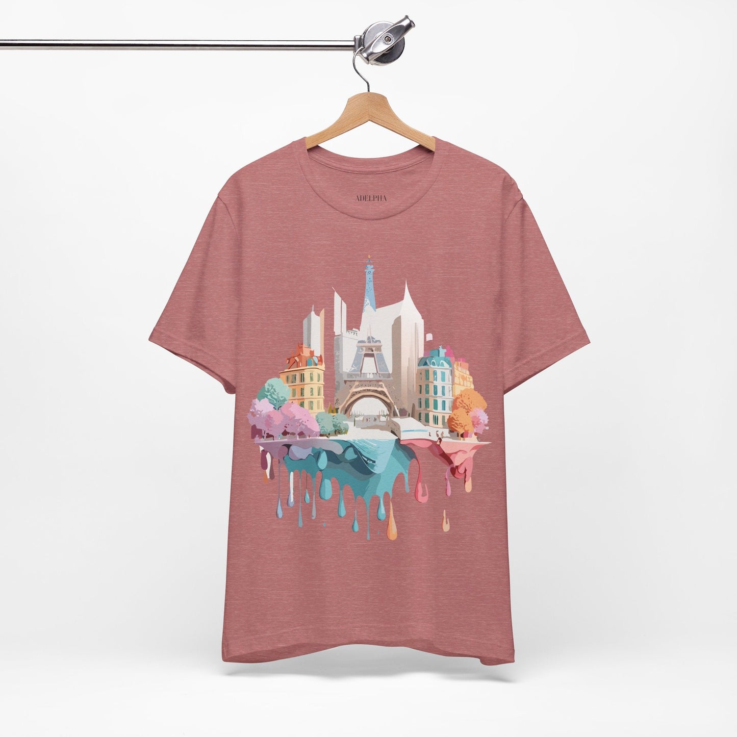 Paris Graphic Tee Unisex Jersey Short Sleeve Vintage Inspired Artwork Collection