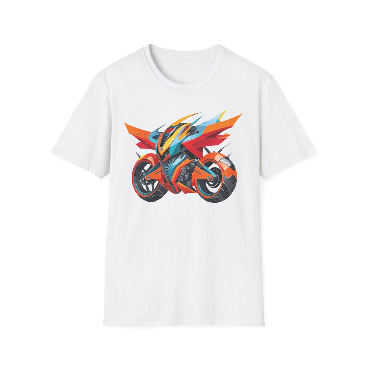 Moto Bike Motorcycle Graphic Tee Gildan Unisex 100 Cotton Tee Shirt m5