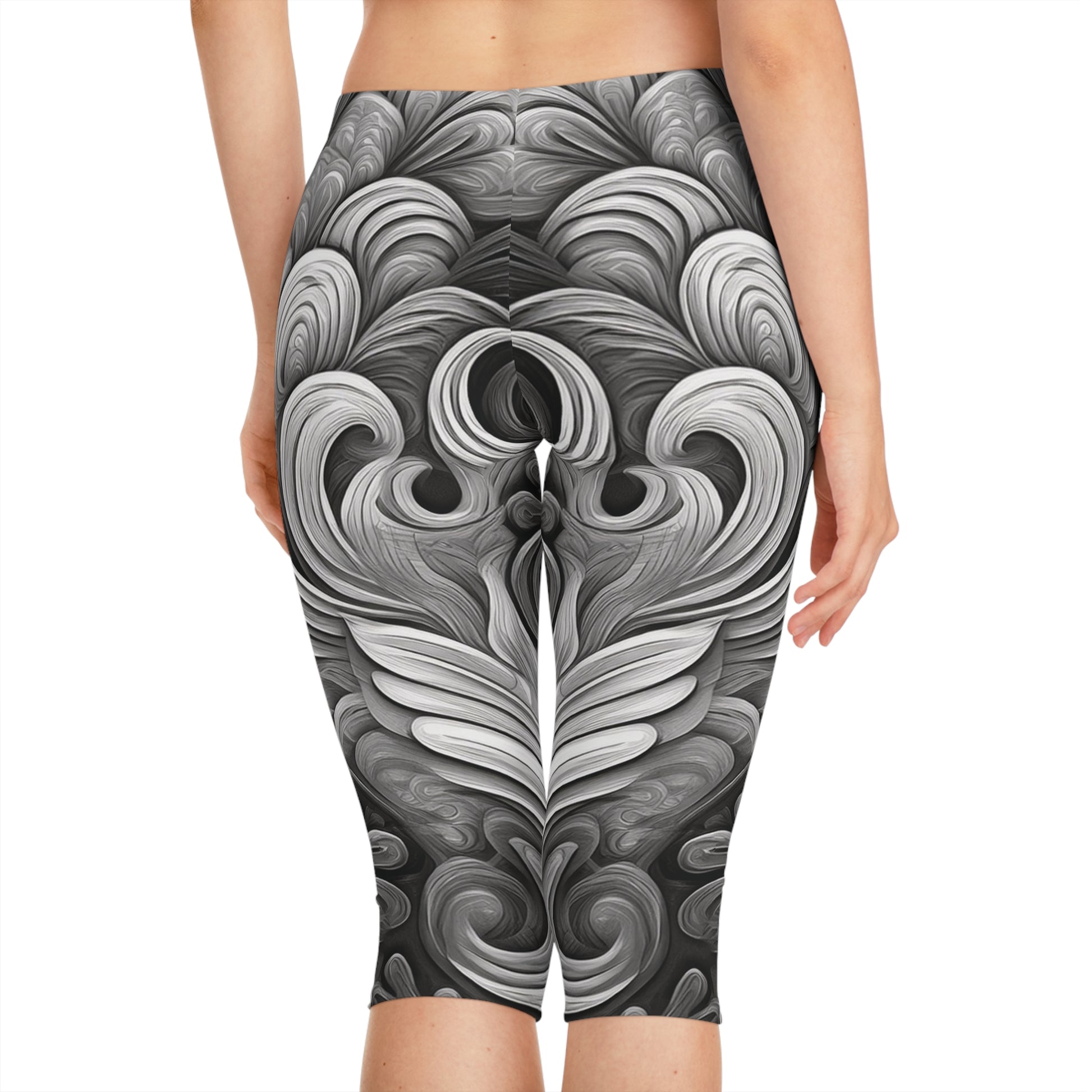 Abstract Capri Leggings - PPU BEST