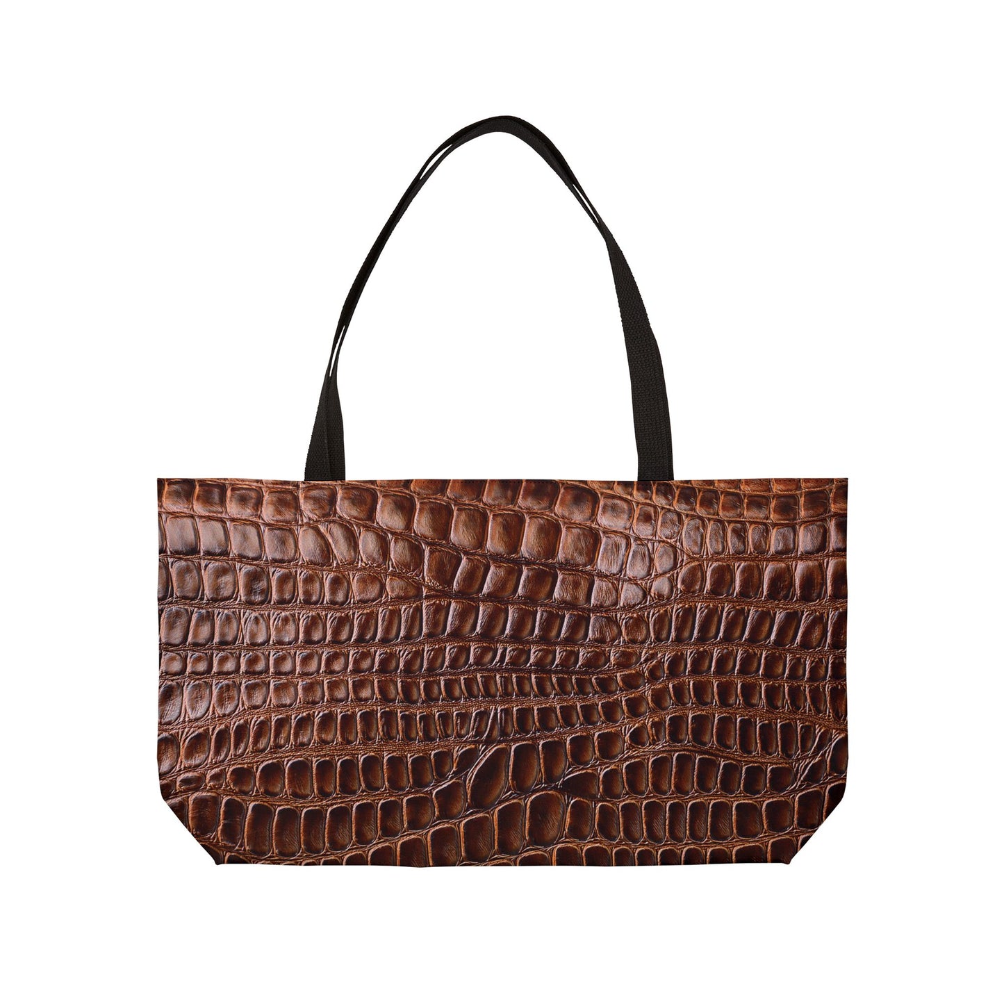 Leather Print Big Bag High-Quality 100% Spun Poly 24x13 Canvas Art Bag L-14