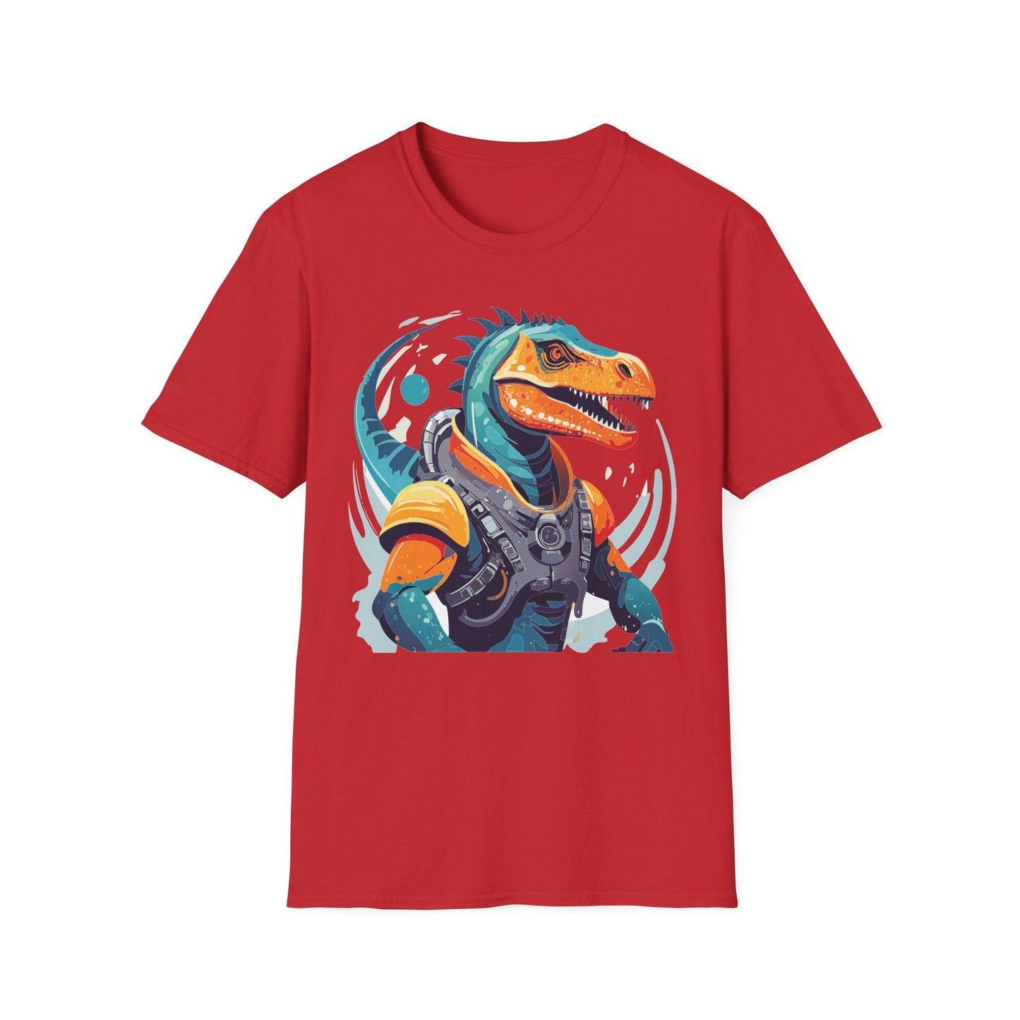 Gildan Alien Cosmos T Shirt Unisex Softstyle 64000 Cotton Tee With Alien Art Design Graphic Print