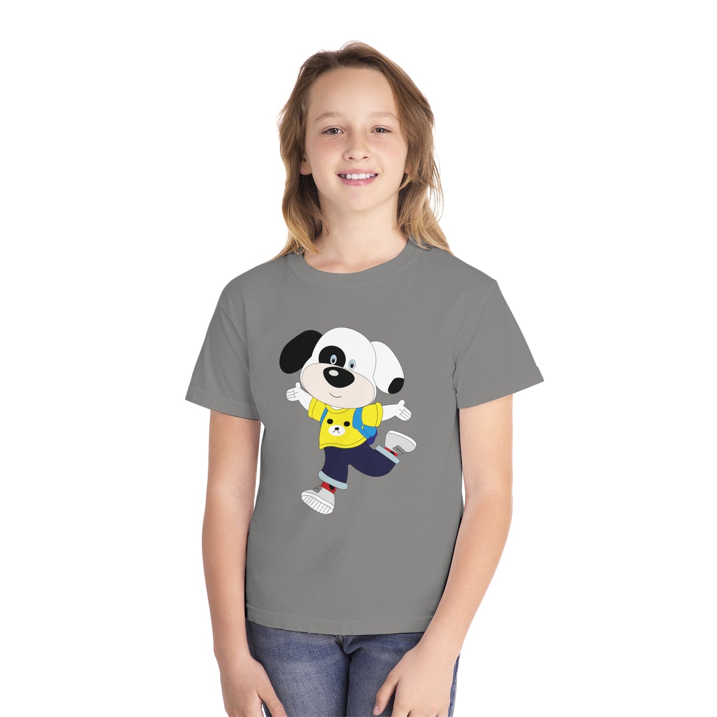 Youth Tee Shirt with Baby Dog