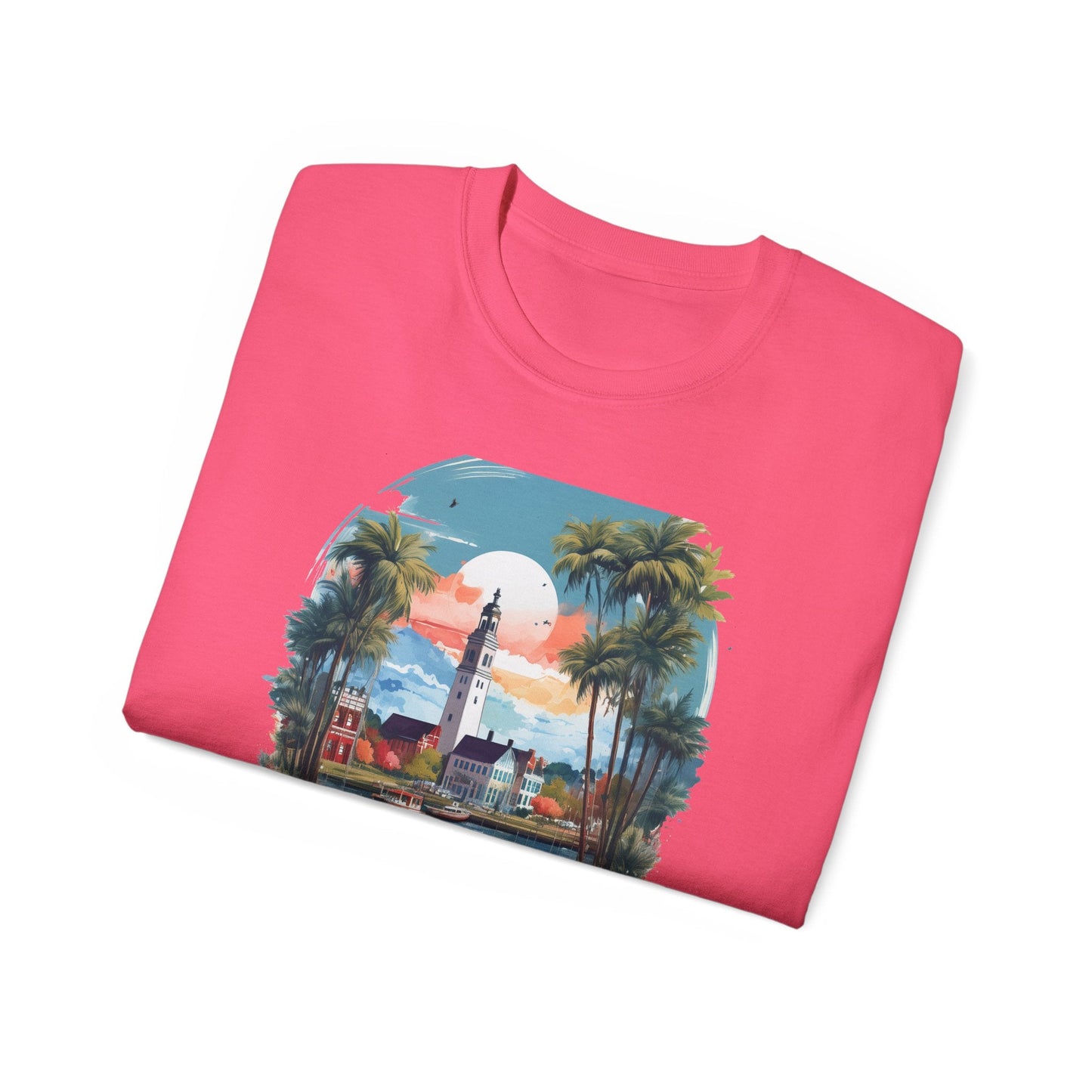 Delaware Graphic Unisex Cotton T‑Shirt 2