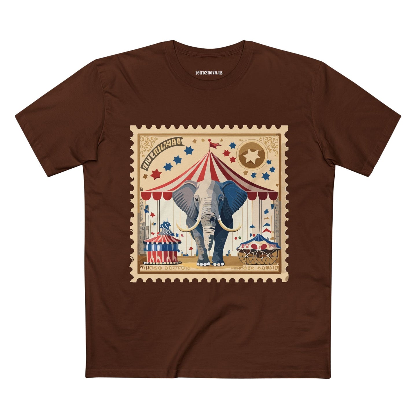 Stamp Shirt Postage Stamp Tee Unisex Premium Cotton Original Art Design From Retro2Nova PS 50