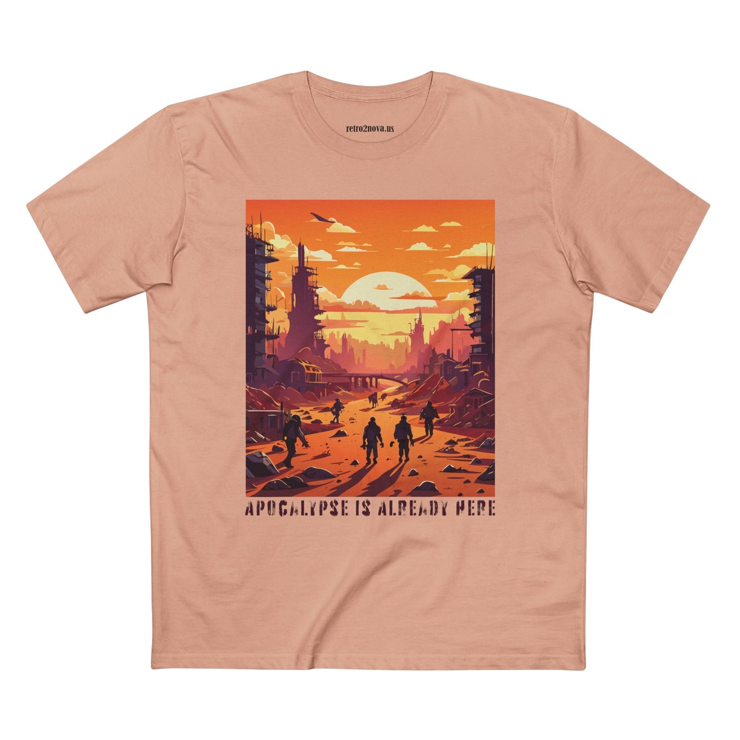Cataclysm Shirt Doomsday Tee Unisex Premium Cotton Staple Tee Original Art Design By Retro2Nova