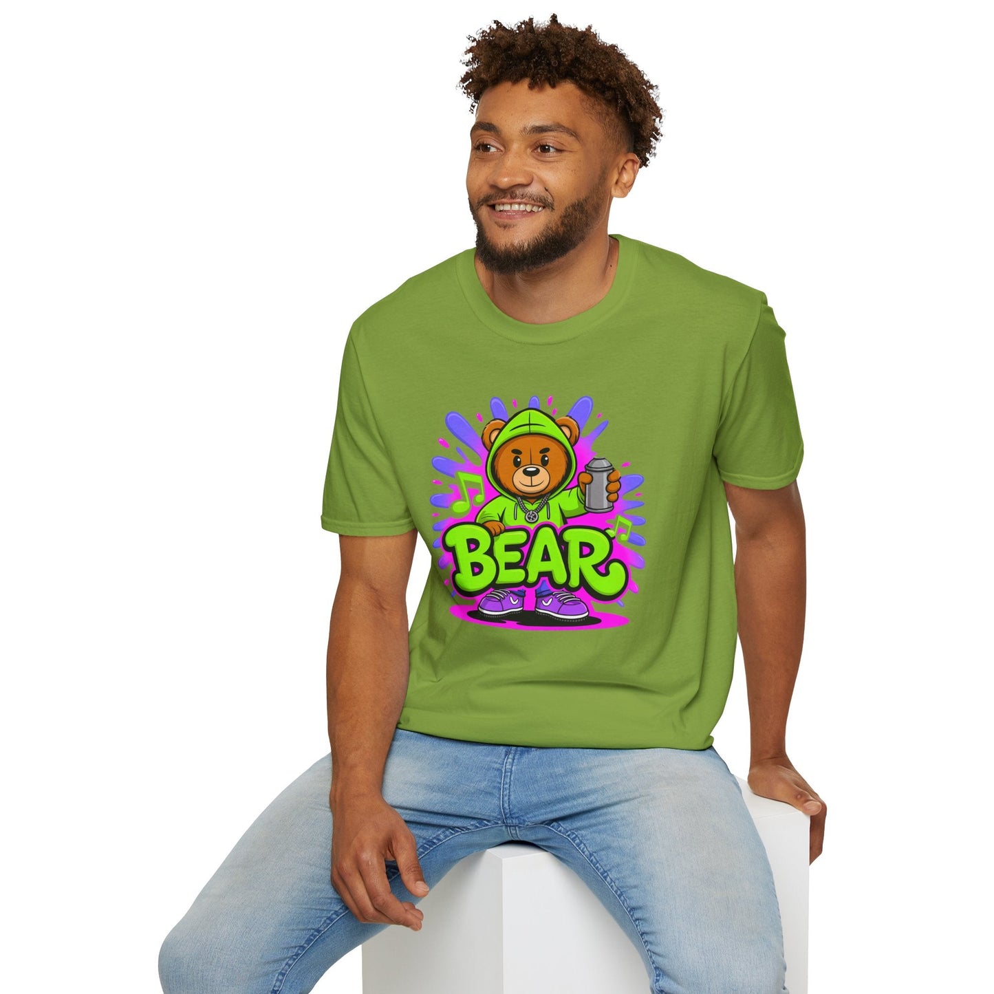 Cartoon Animation Shirt For Unisex Cotton Gildan Softstyle Tee With Funny Animals