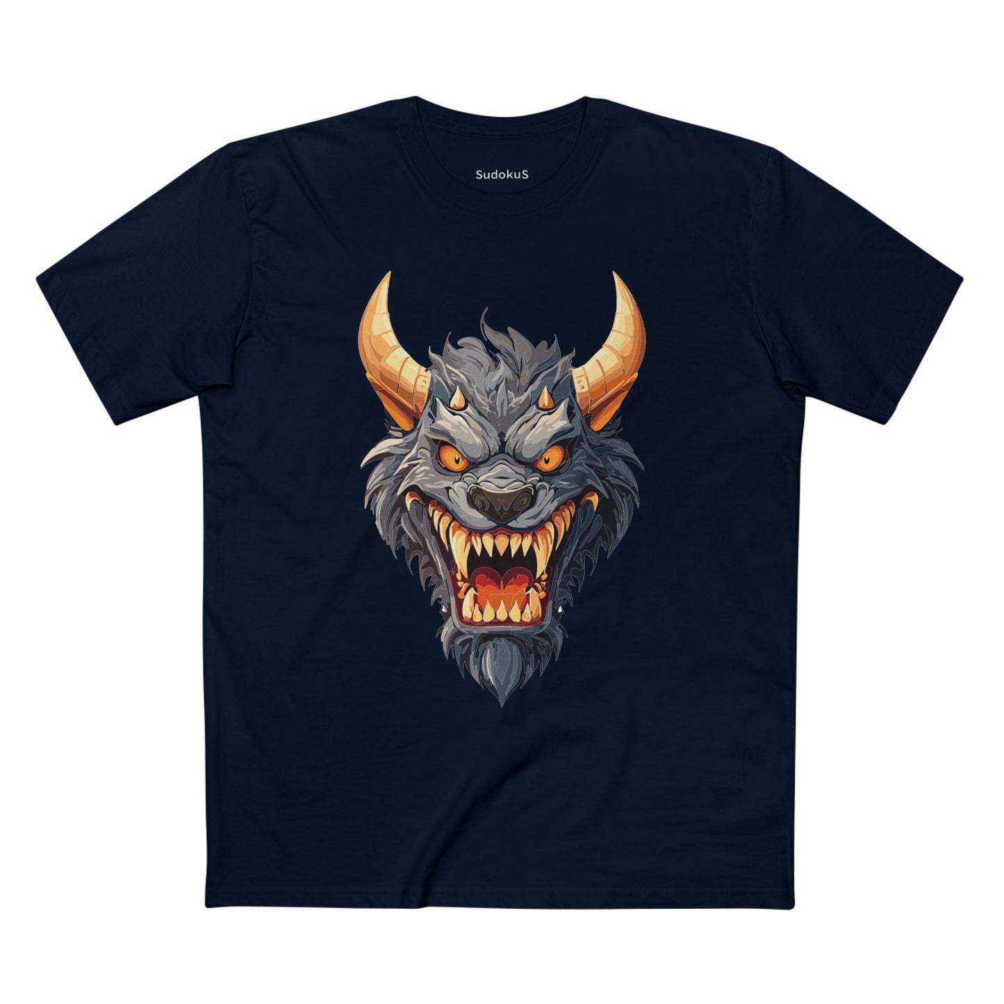 Cartoon Monsters Graphic Unisex 100 Cotton Staple Tee 9