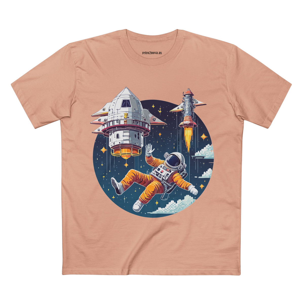 Cosmos Astronaut Graphic Tee Staple Unisex 100 Cotton Tee Shirt - CS-4