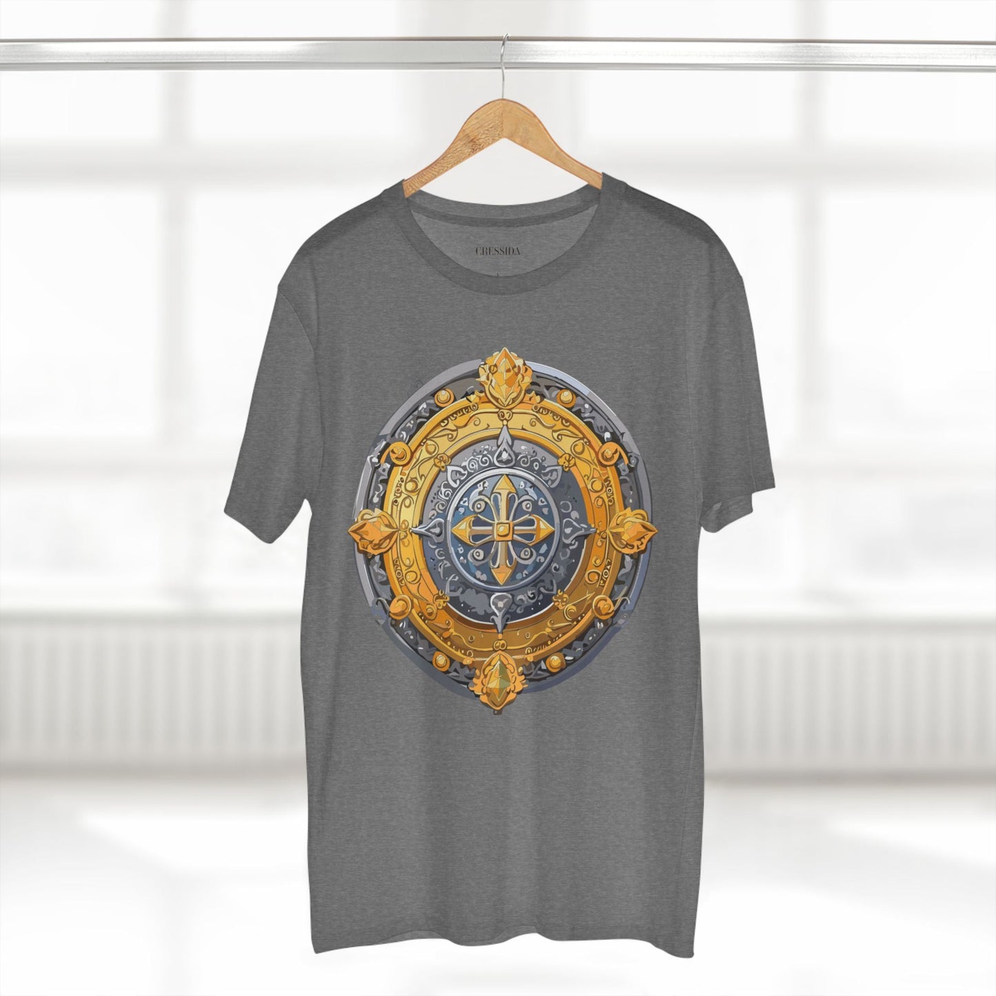 Antique Gold Coin Graphic Design T-Shirt Unisex 100 Cotton With Golden Print Artwork Tee 8