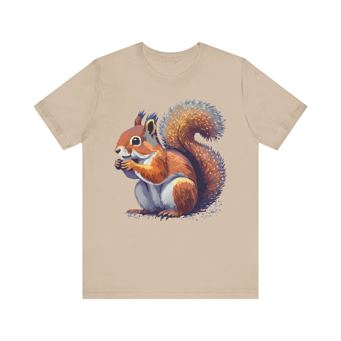 Unisex Animal Print Tee Shirt With Wild Animals Artwork Gildan Softstyle 64000 Cotton
