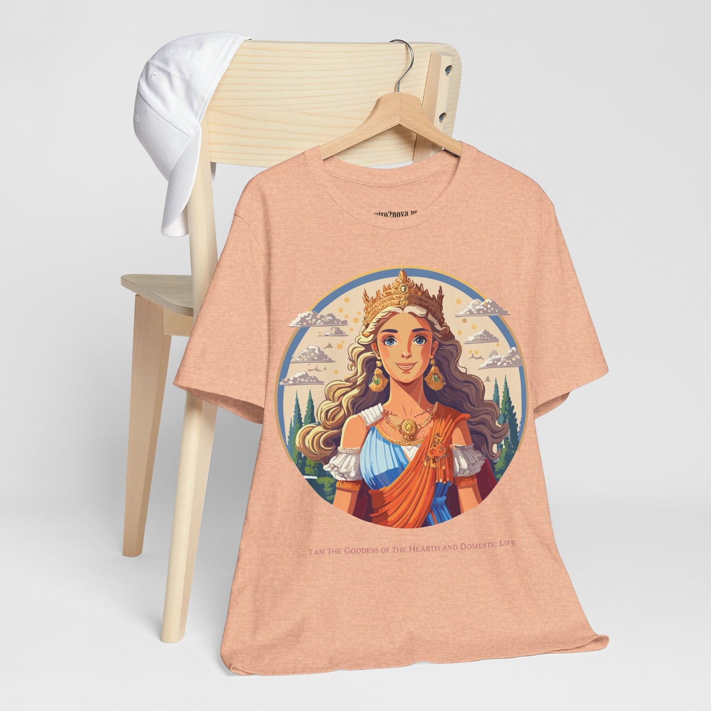 Goddess Shirt Graphic Cotton T Shirt Unisex Short Sleeve Original Art By Retro2Nova