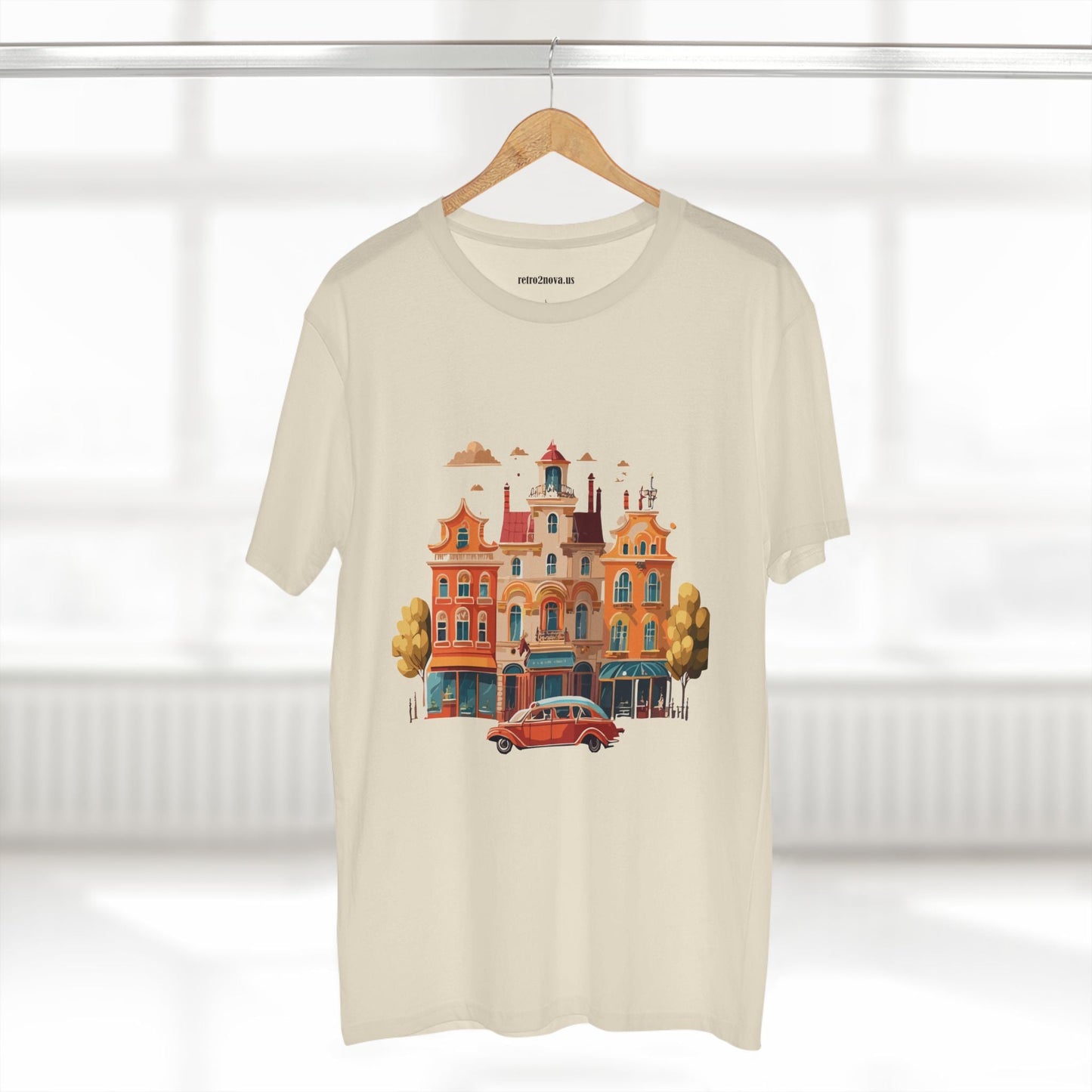 Retro Car Shirts Vintage Car Shirts RC22 Unisex Premium Cotton Tee With Original Art Design