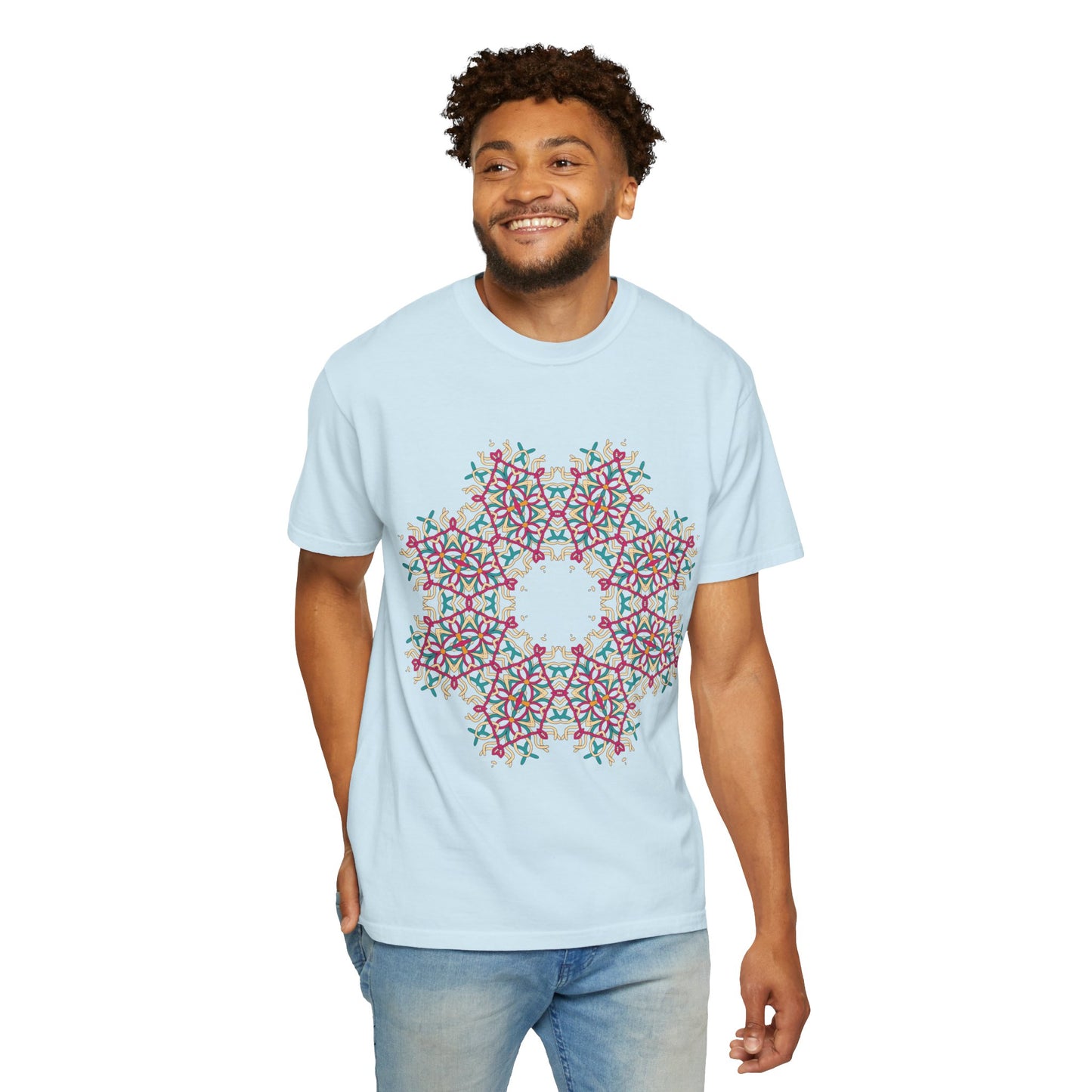 Unisex T-shirt with abstract print