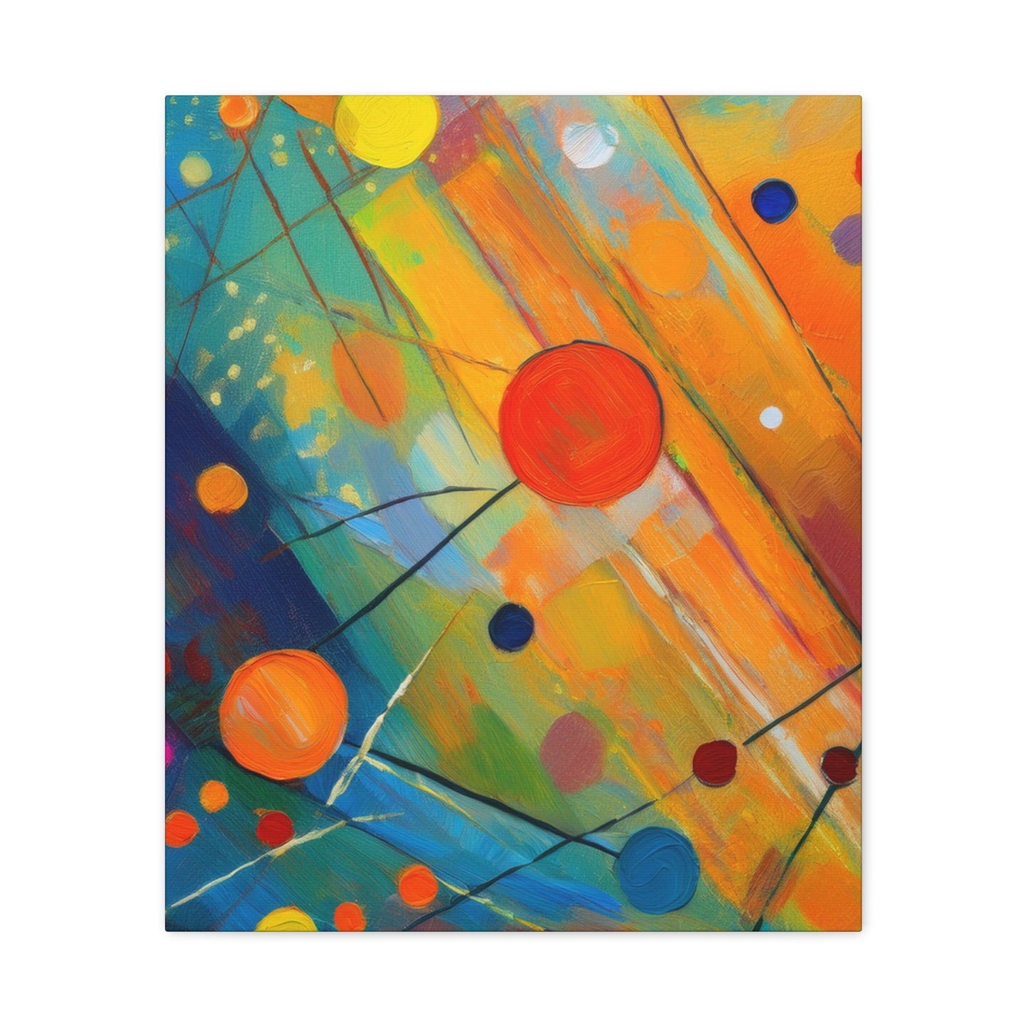 Abstract Oil Painting Print Canvas 20x24,20x30,24x30 24x32,24x36,30x40 32x48,36x48,40x60 Pine-Wood Inner Frame ABS-141