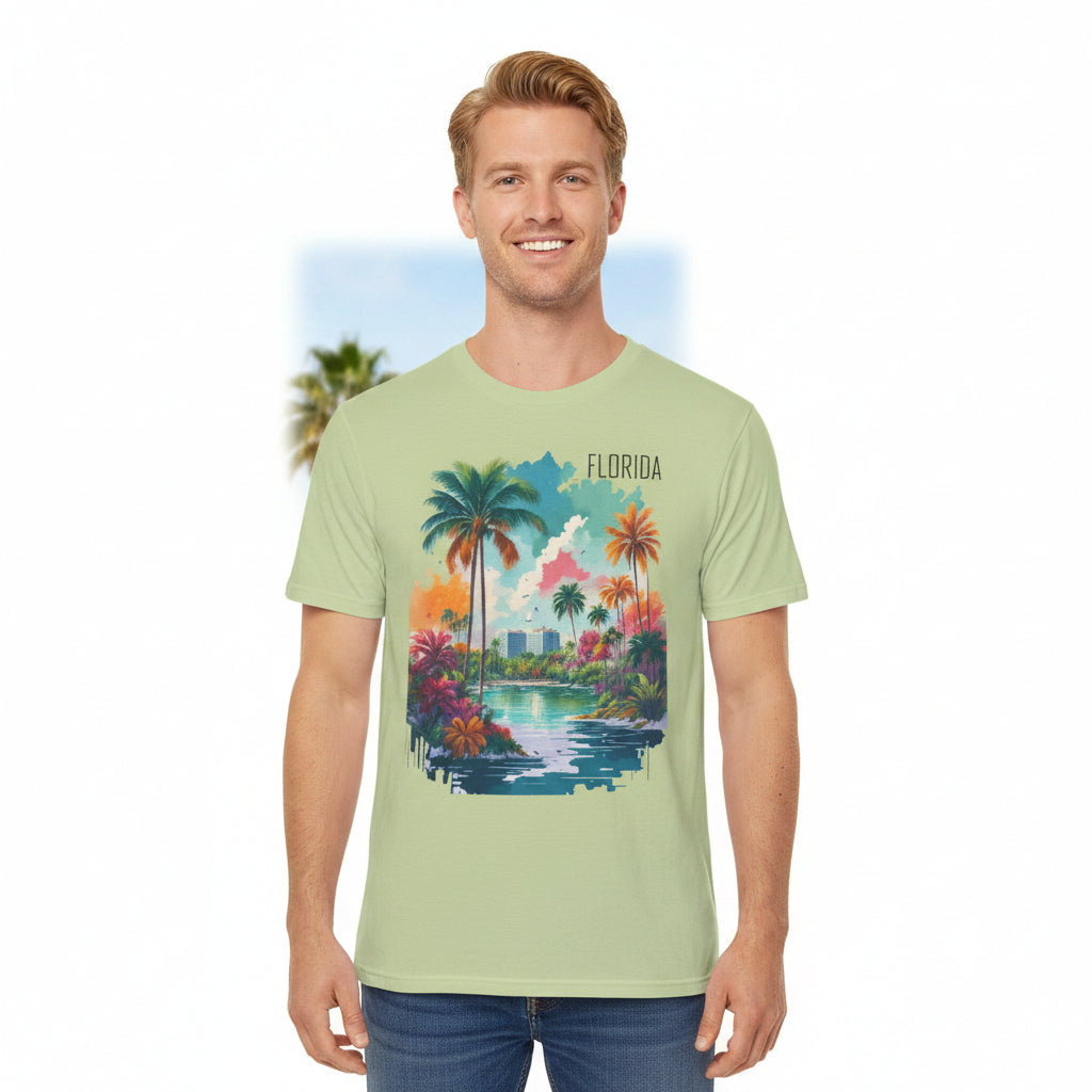 Florida Graphic Unisex Cotton T‑Shirt 2
