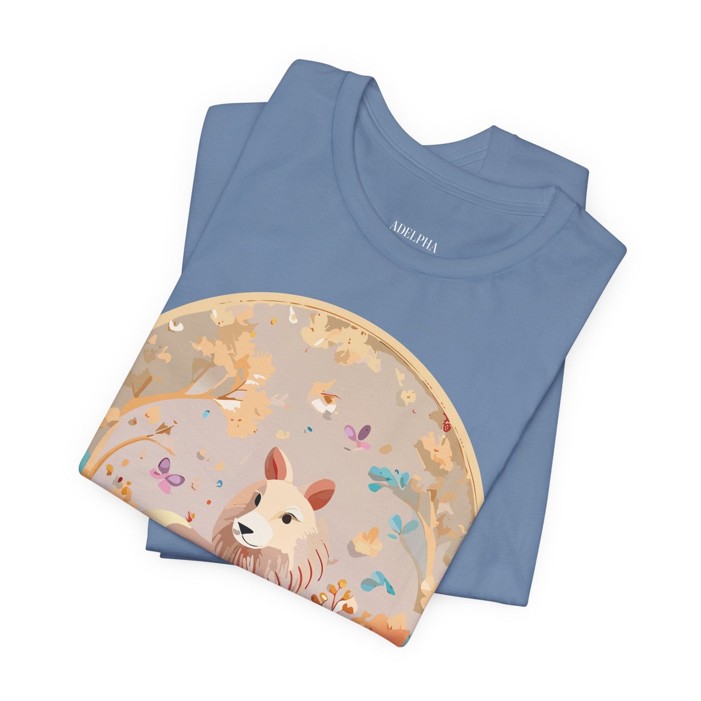 Unisex Graphic Tee With Original Vintage Inspired Art By Adelpha Premium Short Sleeve Casual Shirt