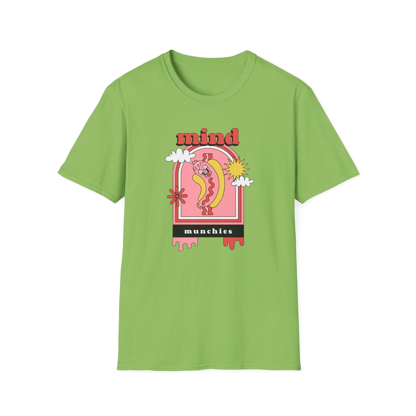 Funny Food T Shirt Unisex Softstyle Gildan 64000 100 Percent Ring Spun Cotton Lightweight Comfort