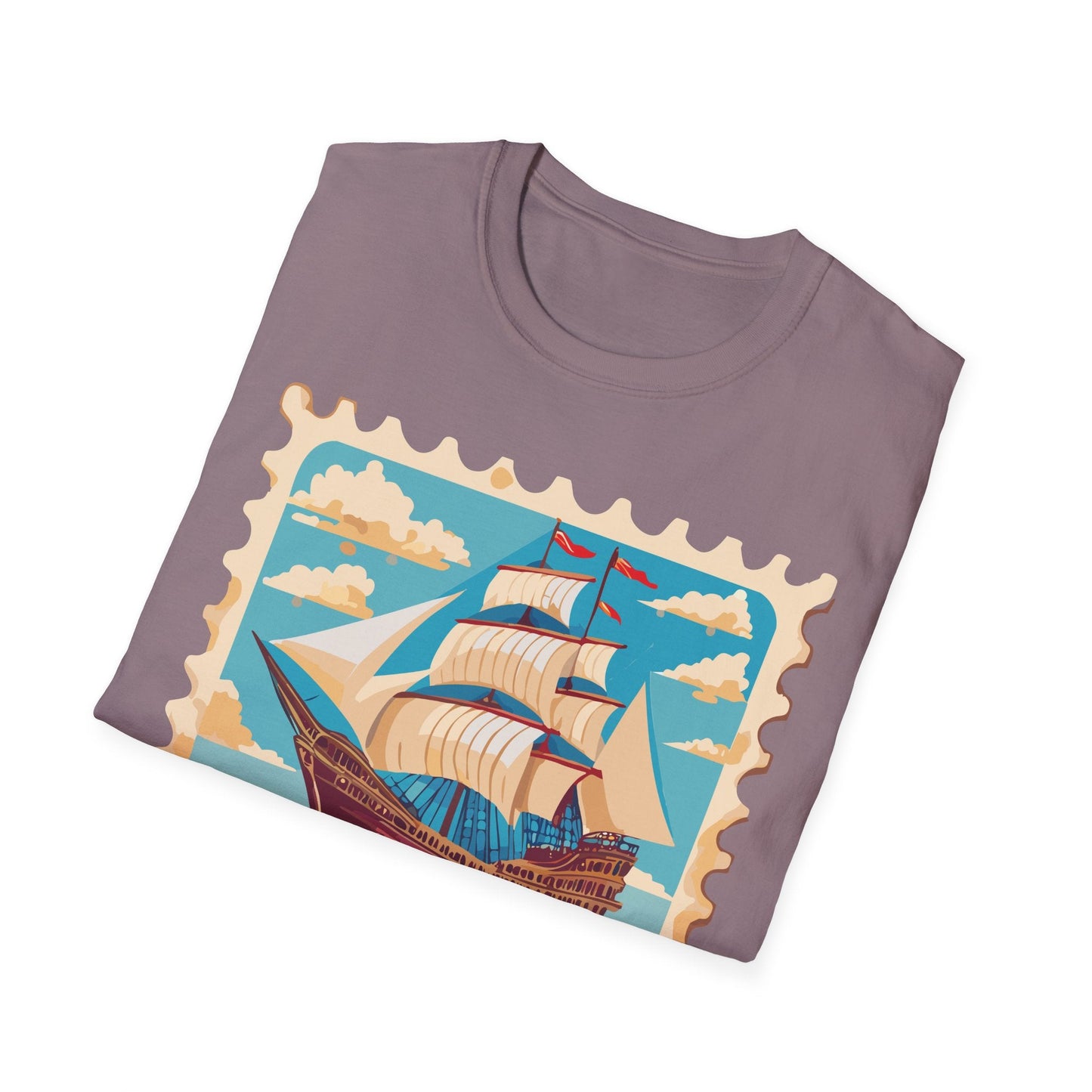 Ship T Shirts Frigate Vessel Tee Unisex Softstyle Gildan 64000 100 Percent Cotton